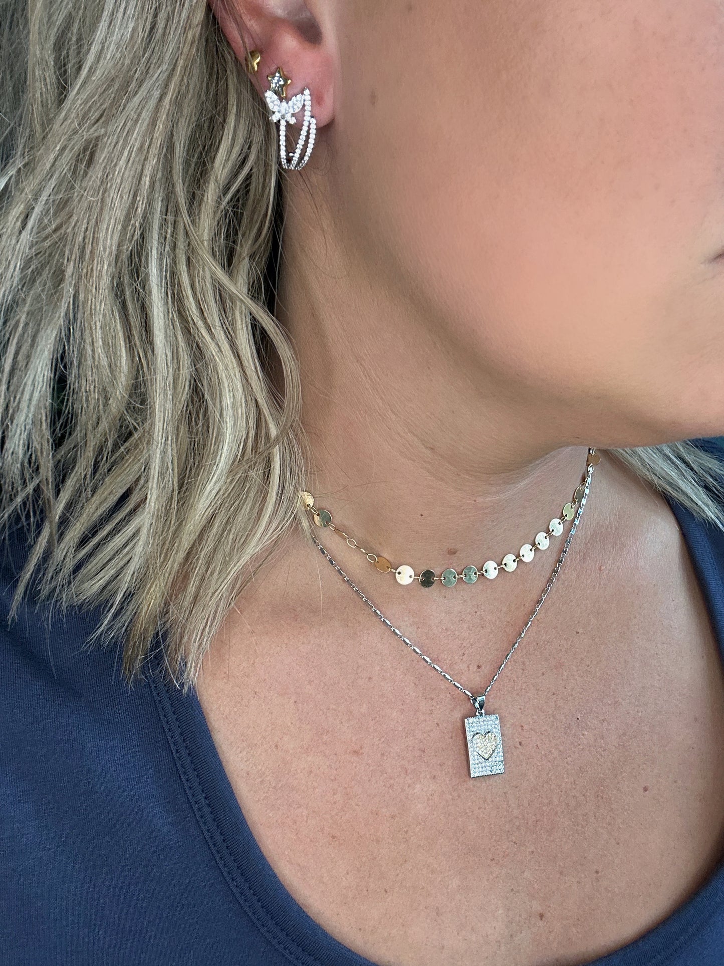 Mixed Heart Necklace