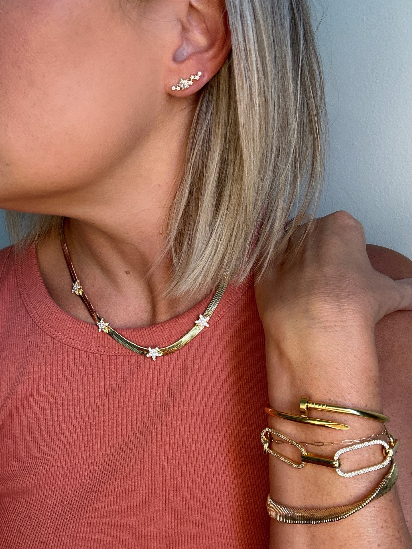 Fancy-Like Gold Bracelet