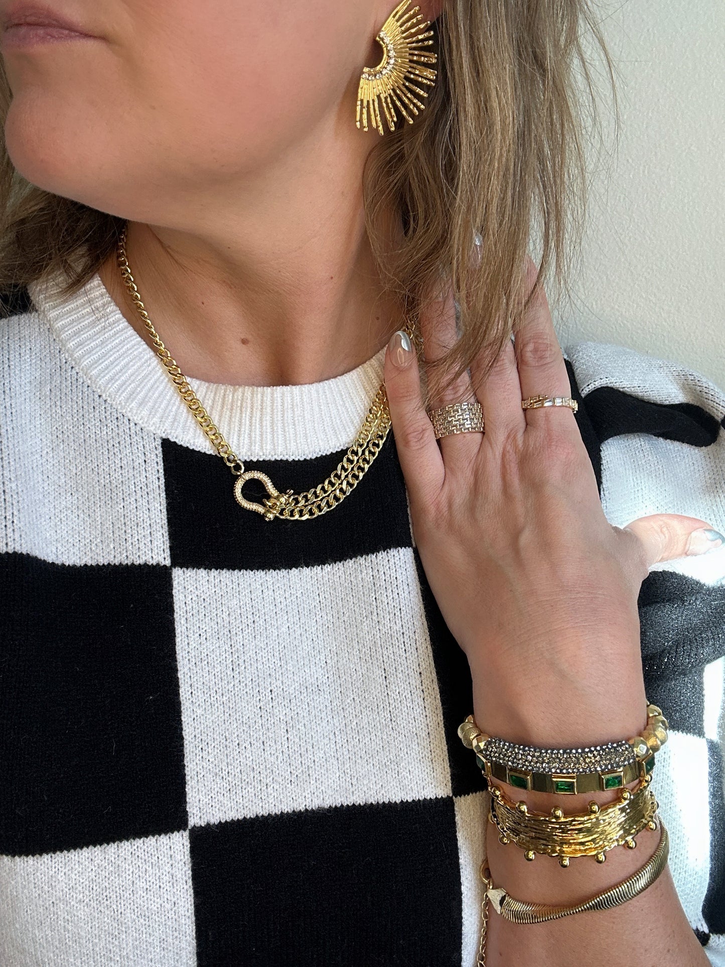 Fancy-Like Gold Bracelet