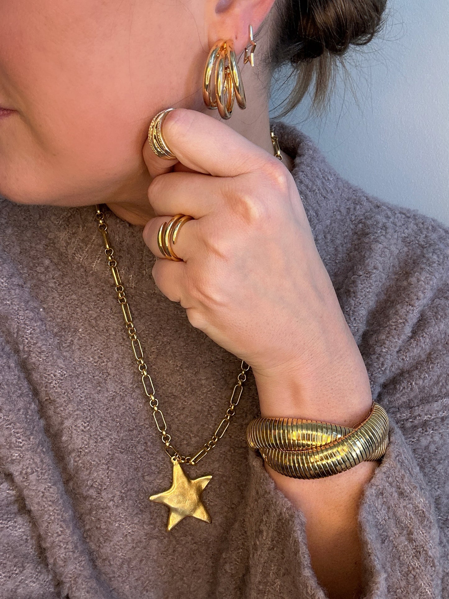 Gold Twist Bracelet