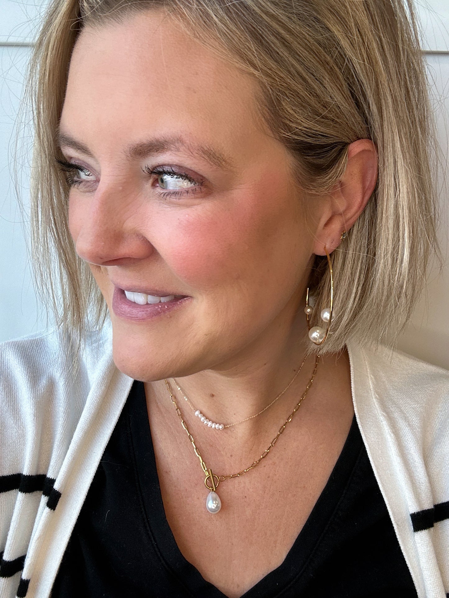 Pearl Toggle Necklace