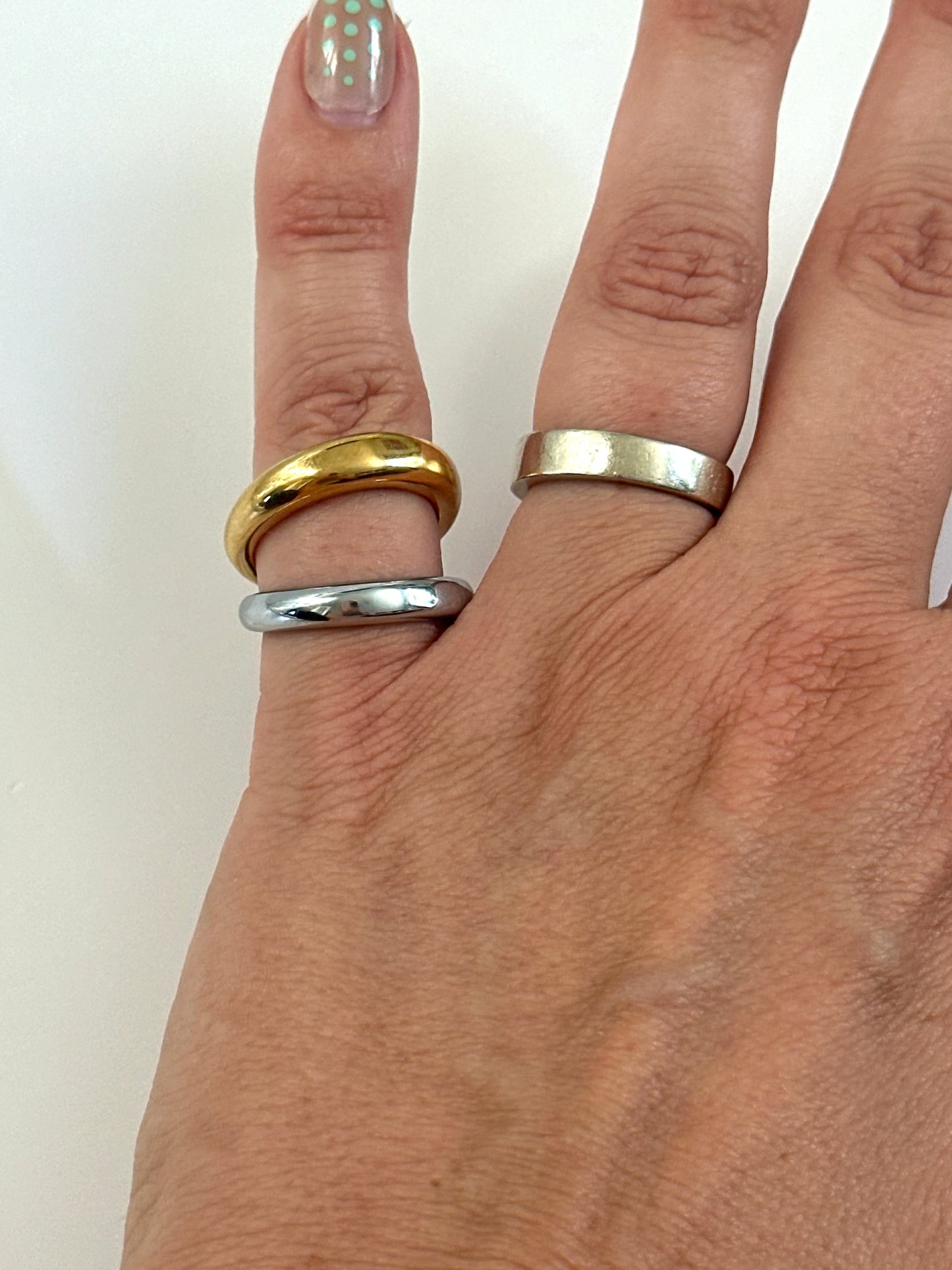 2 Tone X Ring