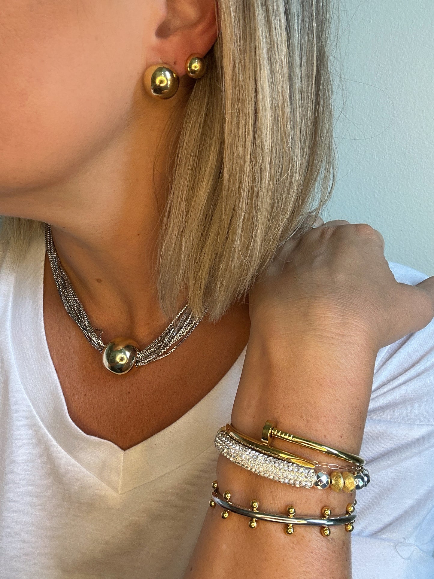 Wrist Candy Gold Silver Bracelet