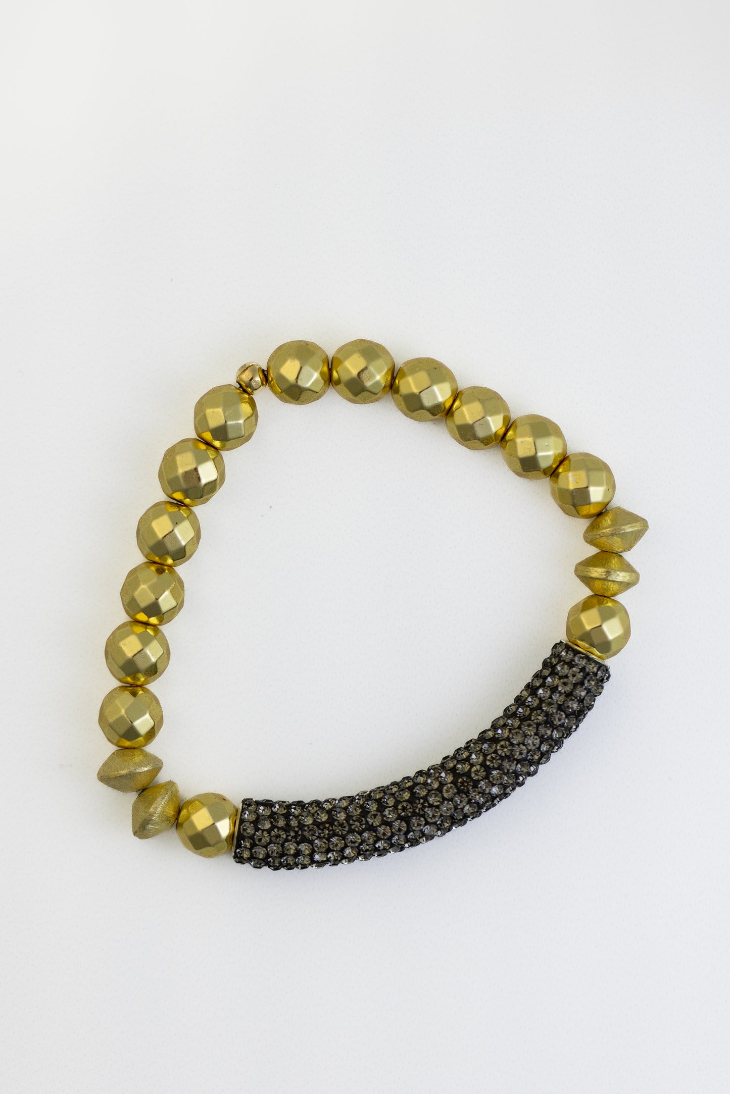 Wrist Candy Gold Black Bracelet