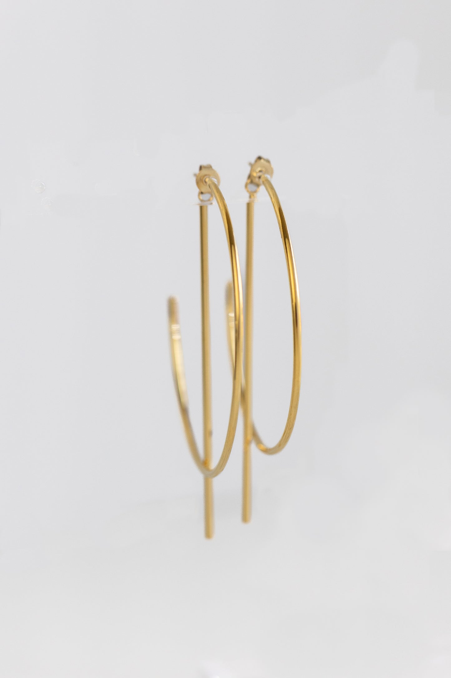 Bar Hoop Earrings