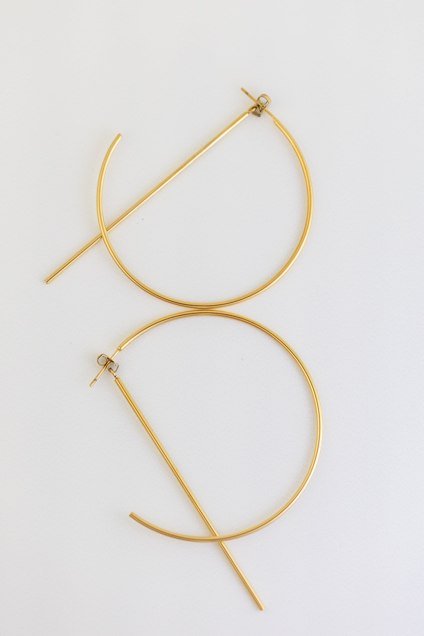 Bar Hoop Earrings