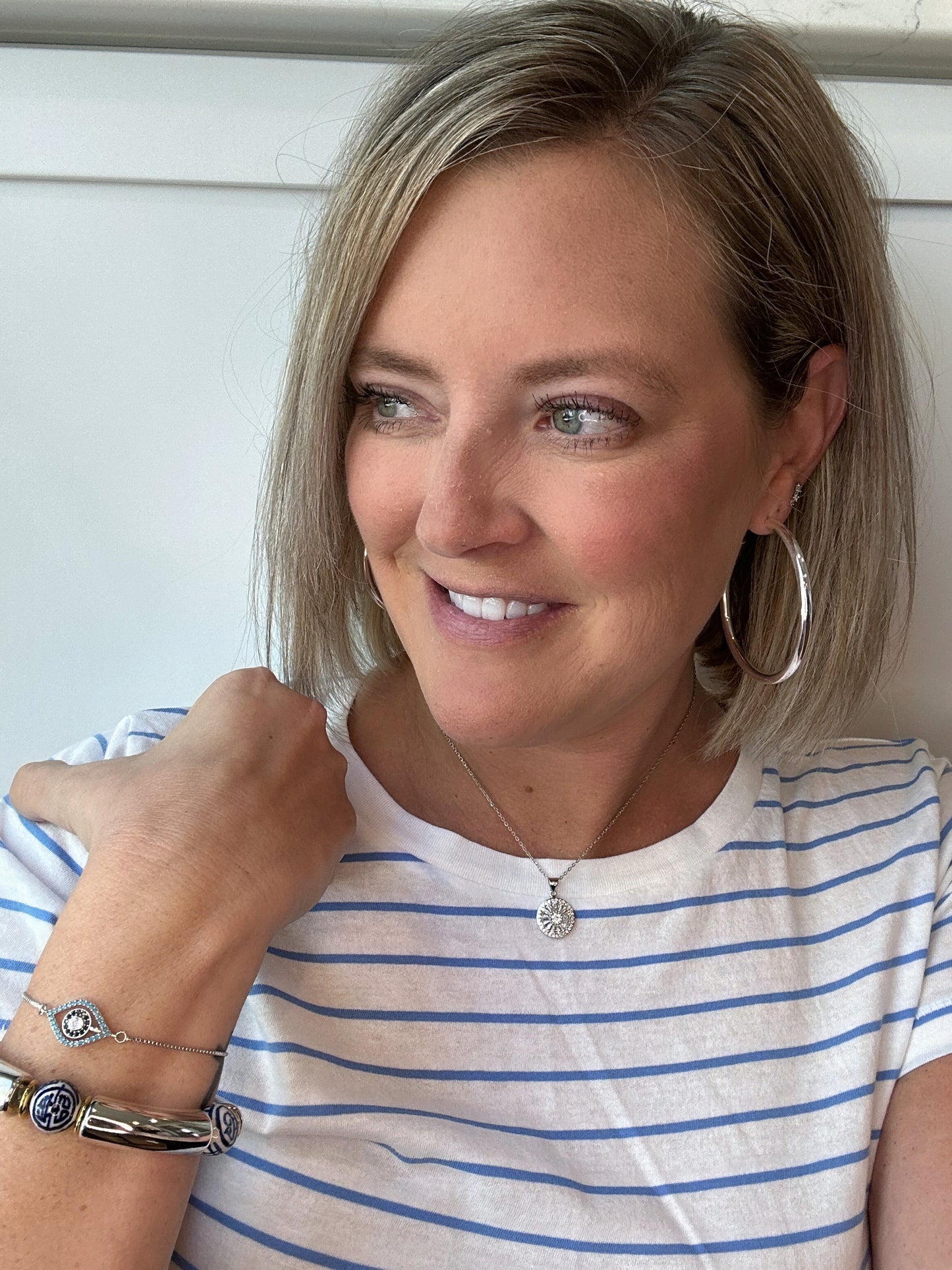 Charleston Silver Blue Bracelet