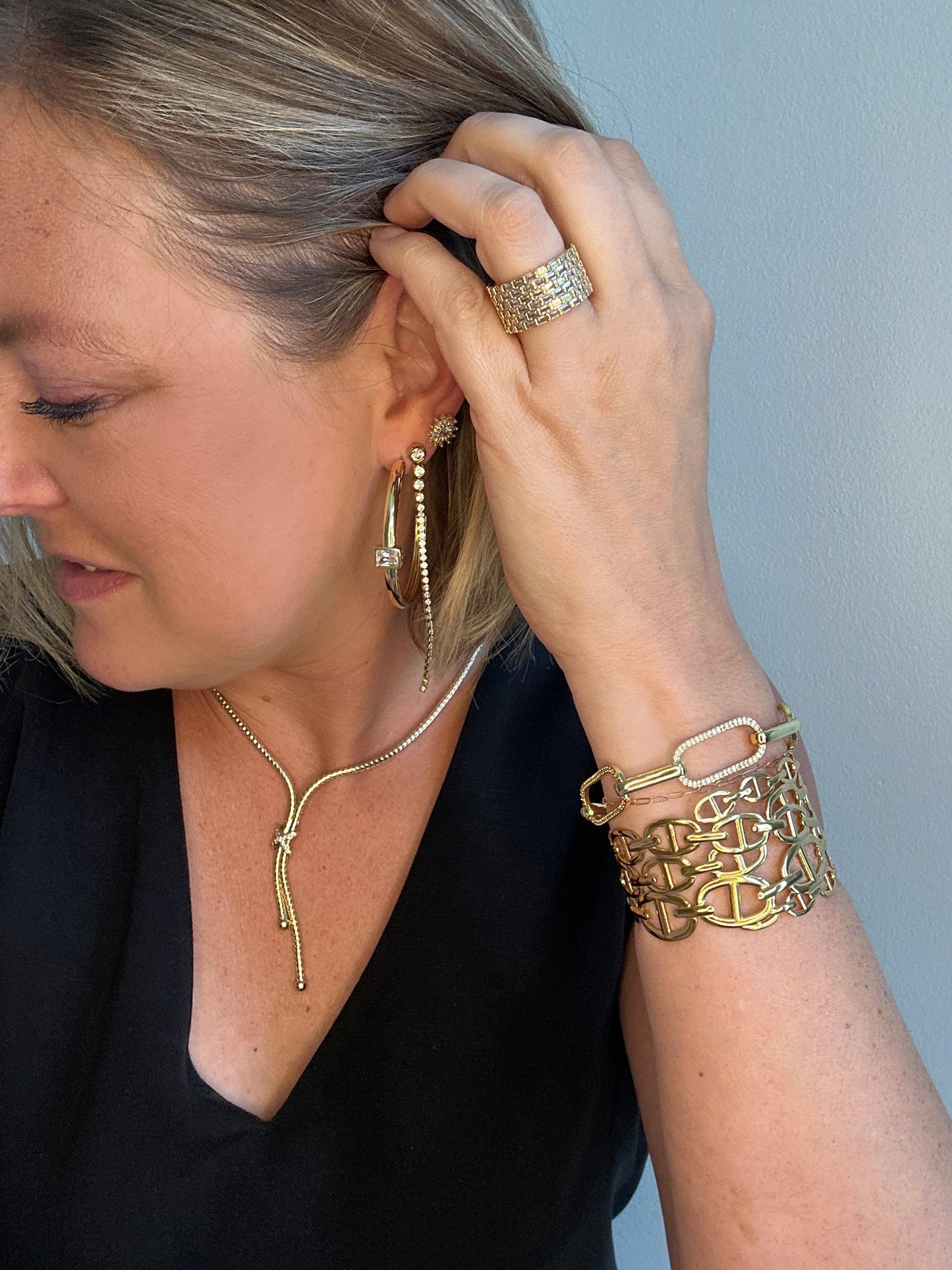 X Beau Gold Necklace