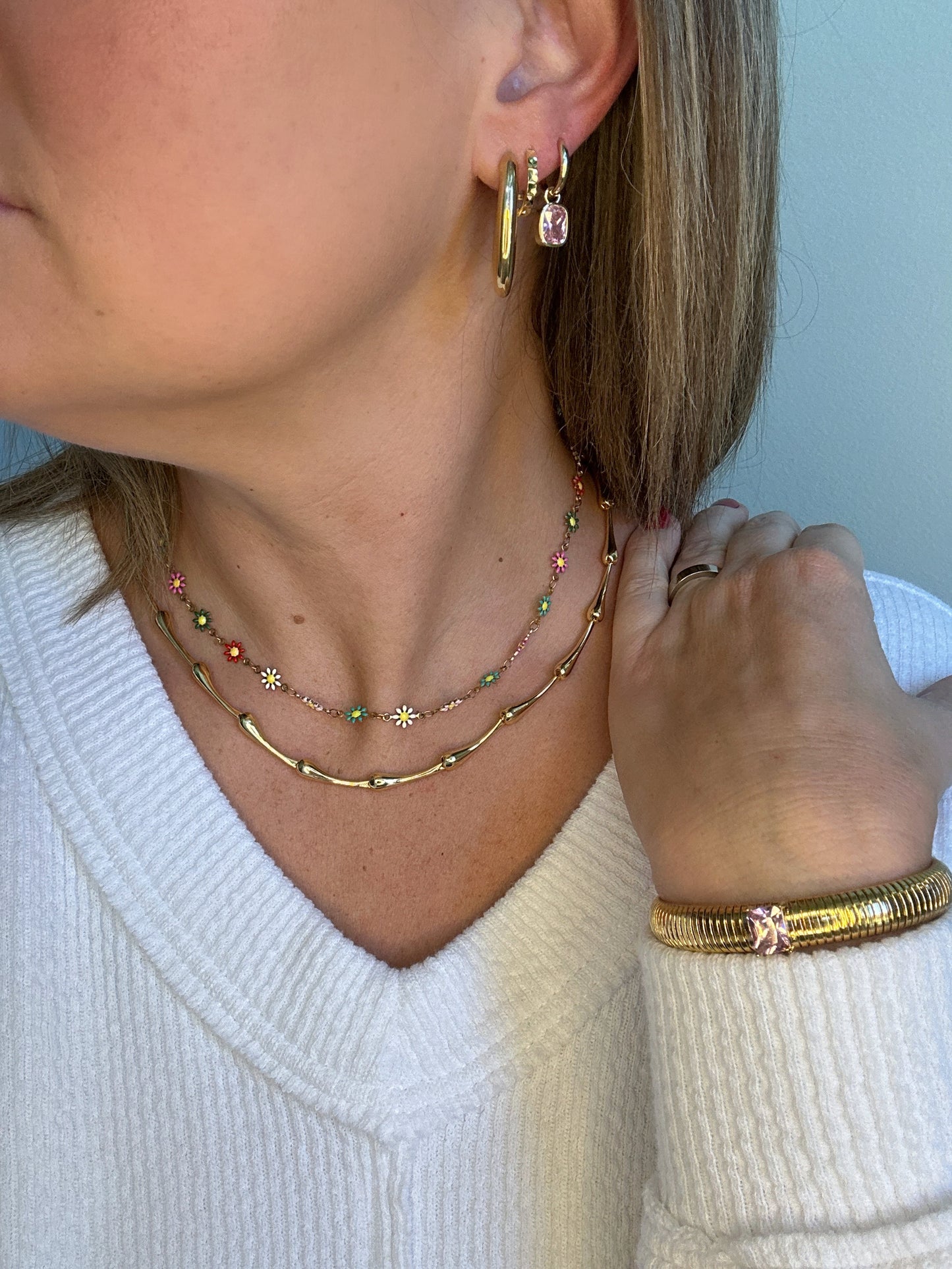 Dashing in Gold Necklace