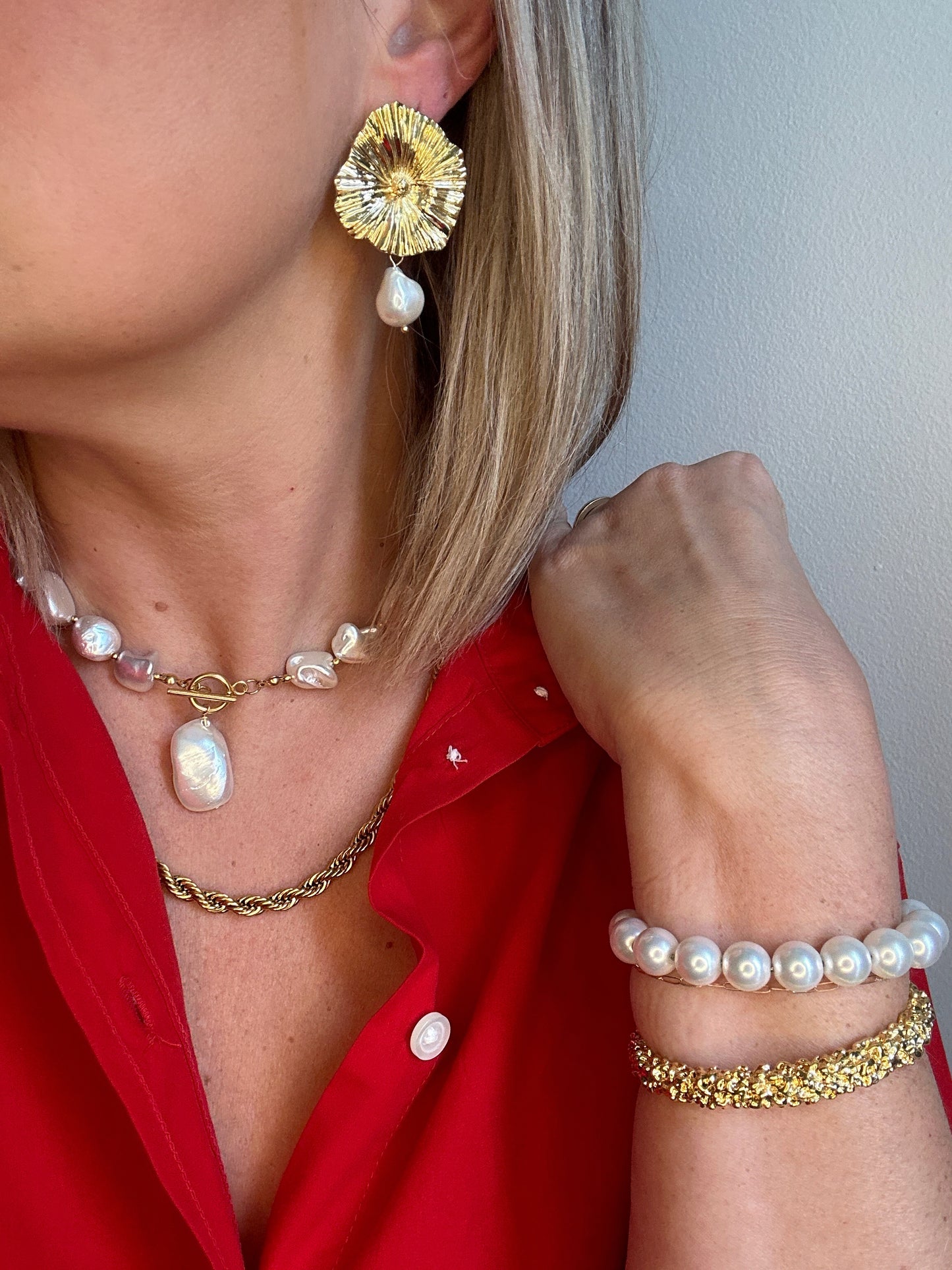 Pearl Ball Bracelet