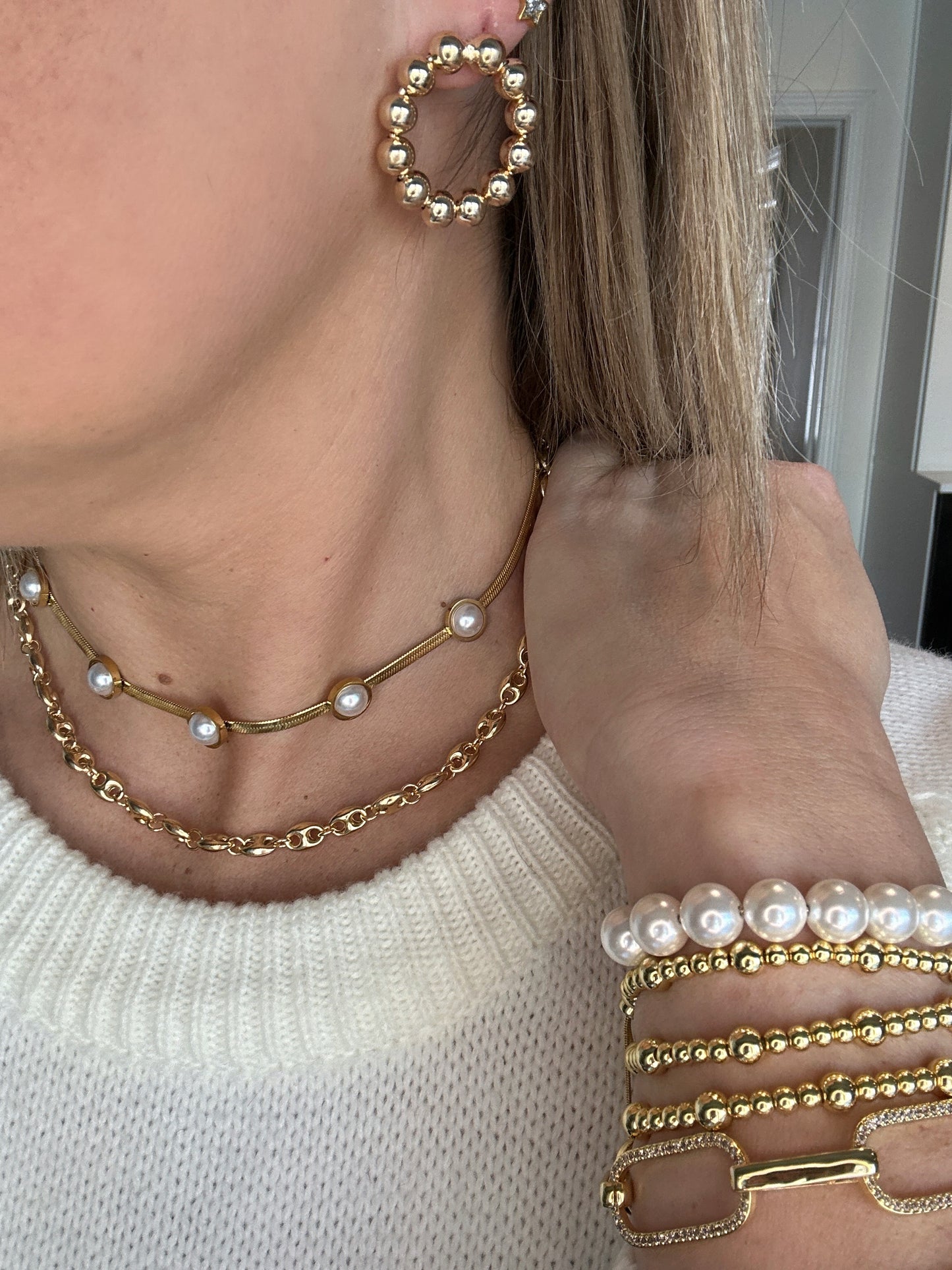 Pearl Ball Bracelet