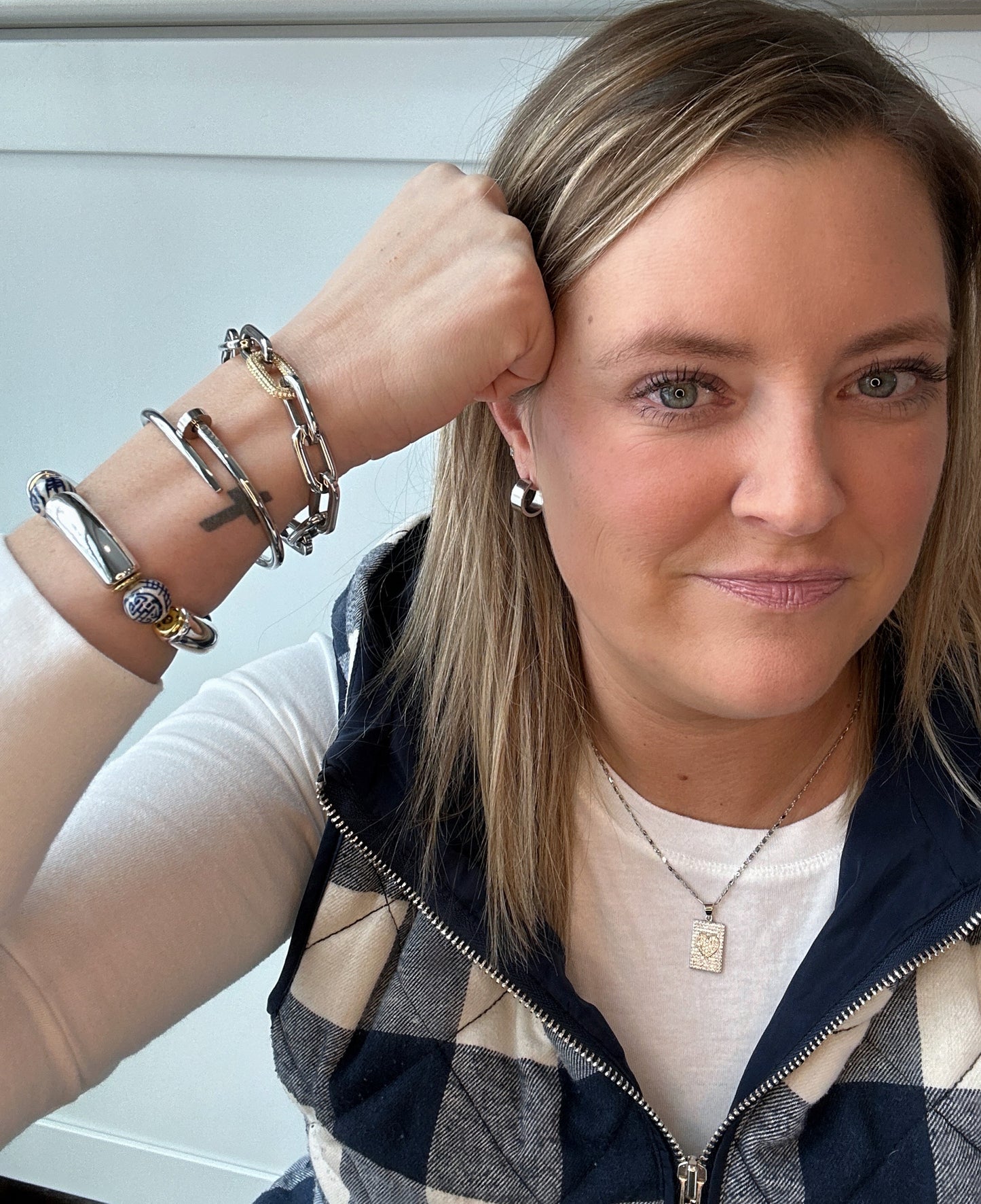 Charleston Silver Blue Bracelet