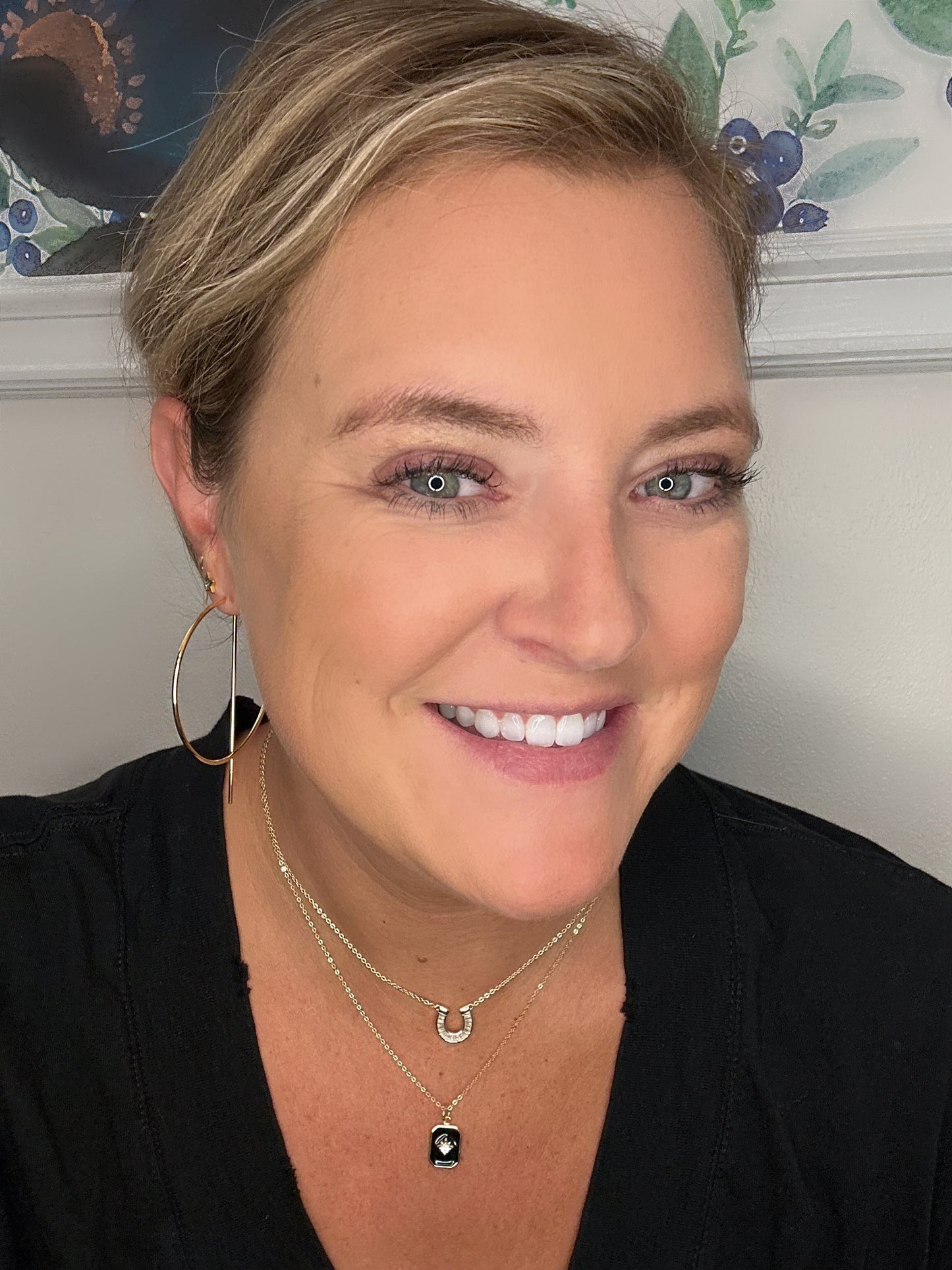 Bar Hoop Earrings