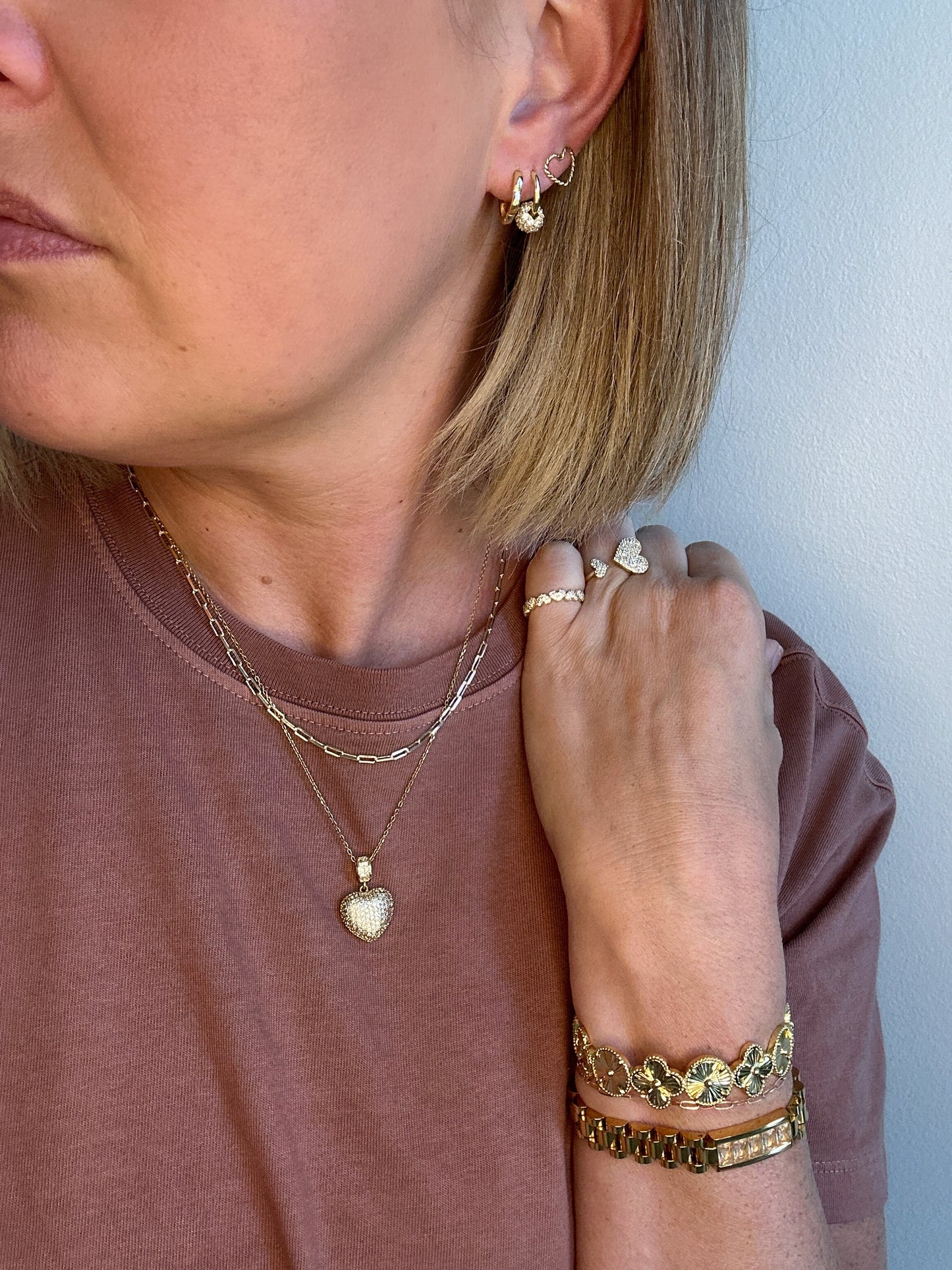Double Heart Ring