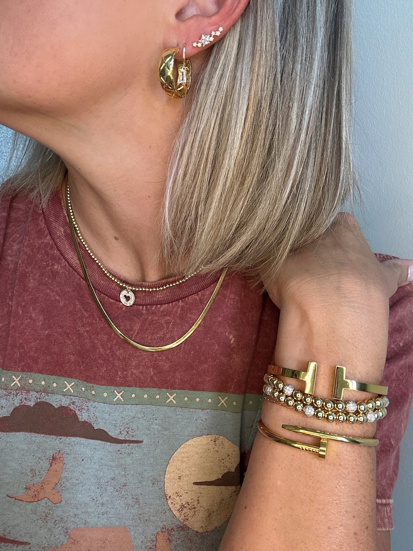 Sadie T Gold Bracelet