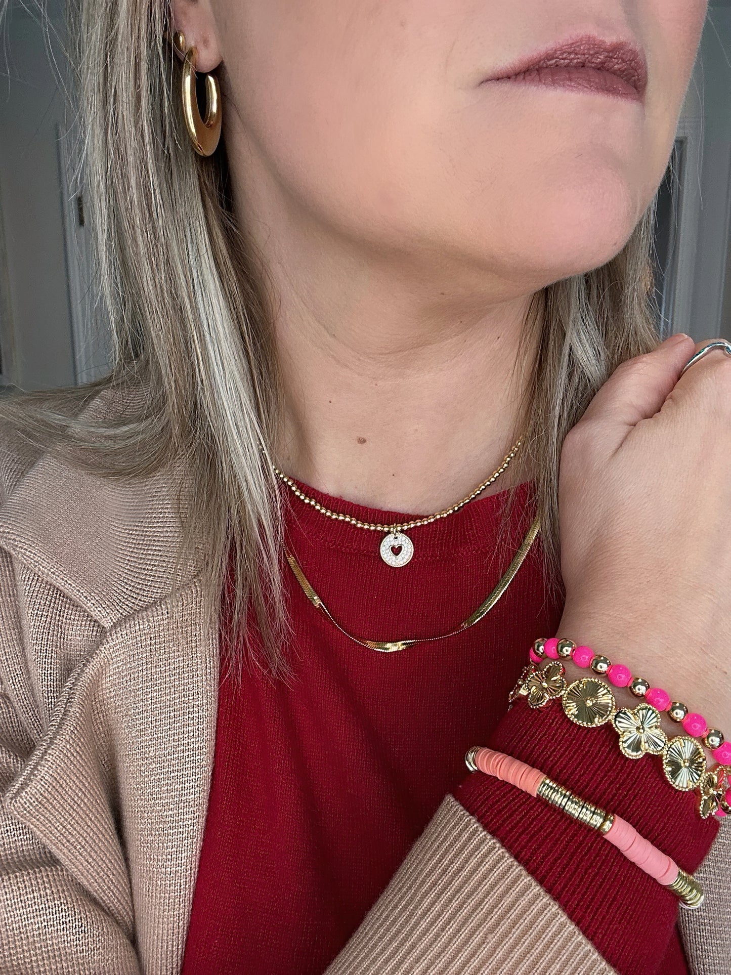 Electric Feel in Pink Bracelet