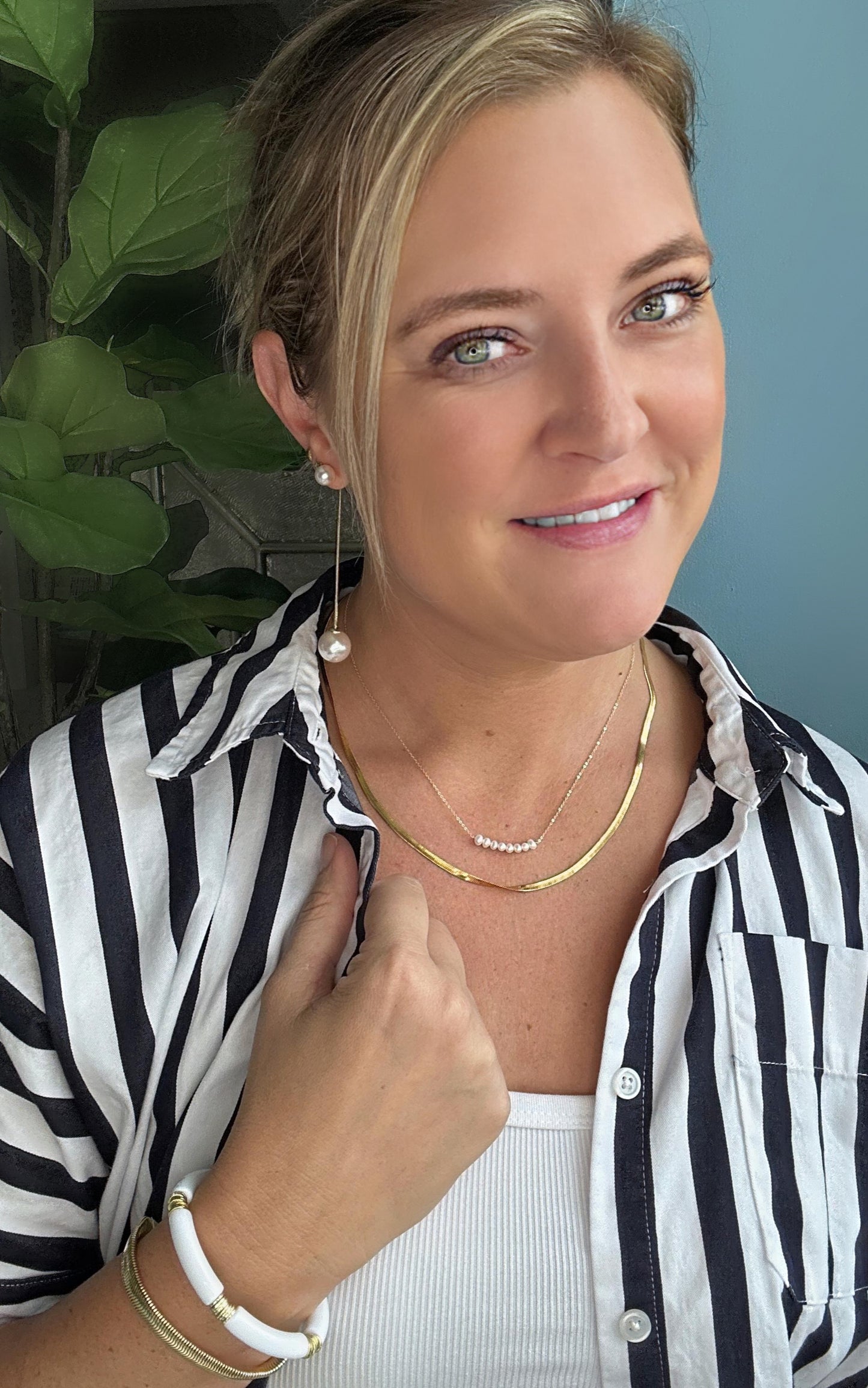 Oceanside Pearl Necklace