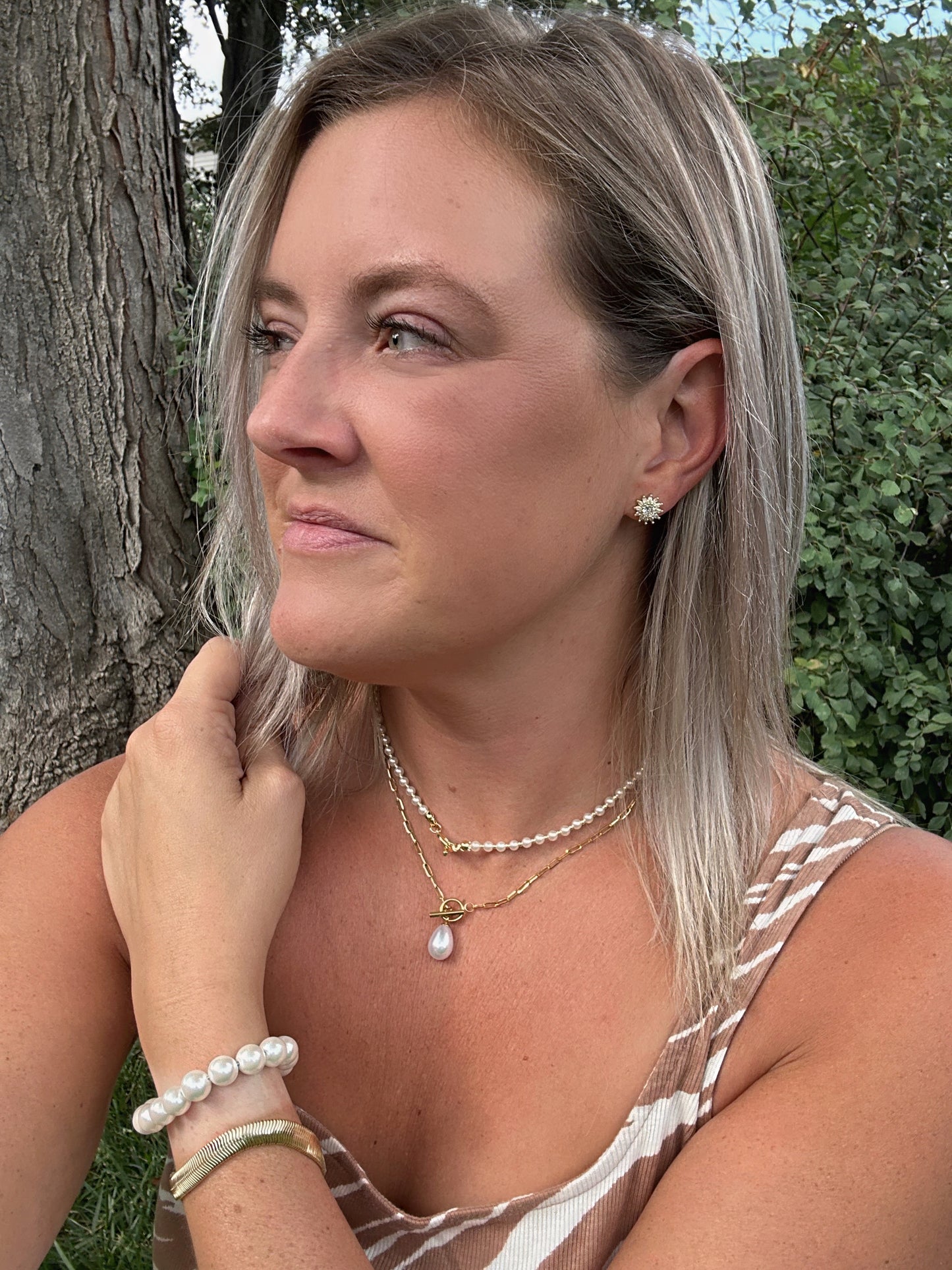 Pearl Toggle Necklace