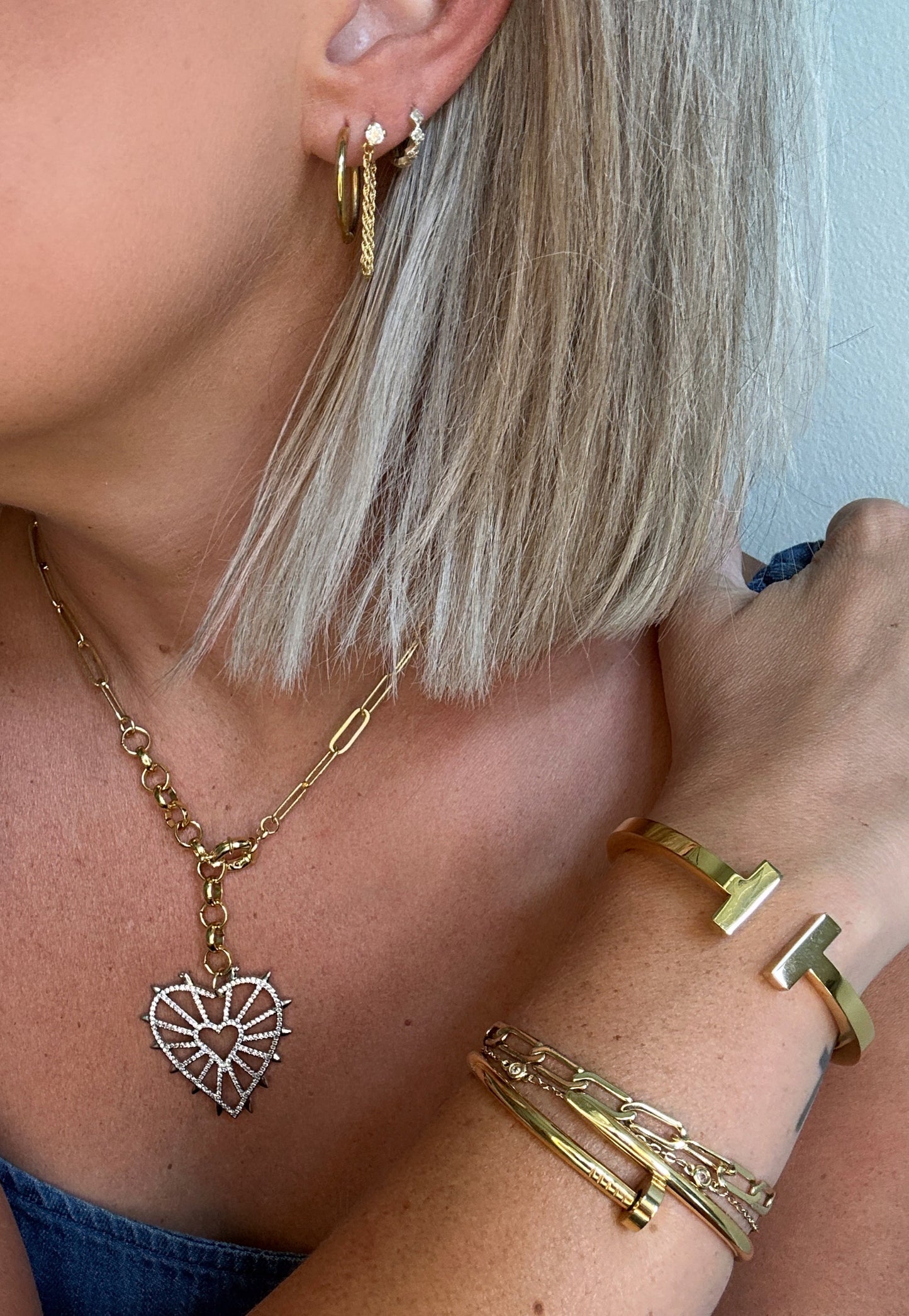 Sadie T Gold Bracelet