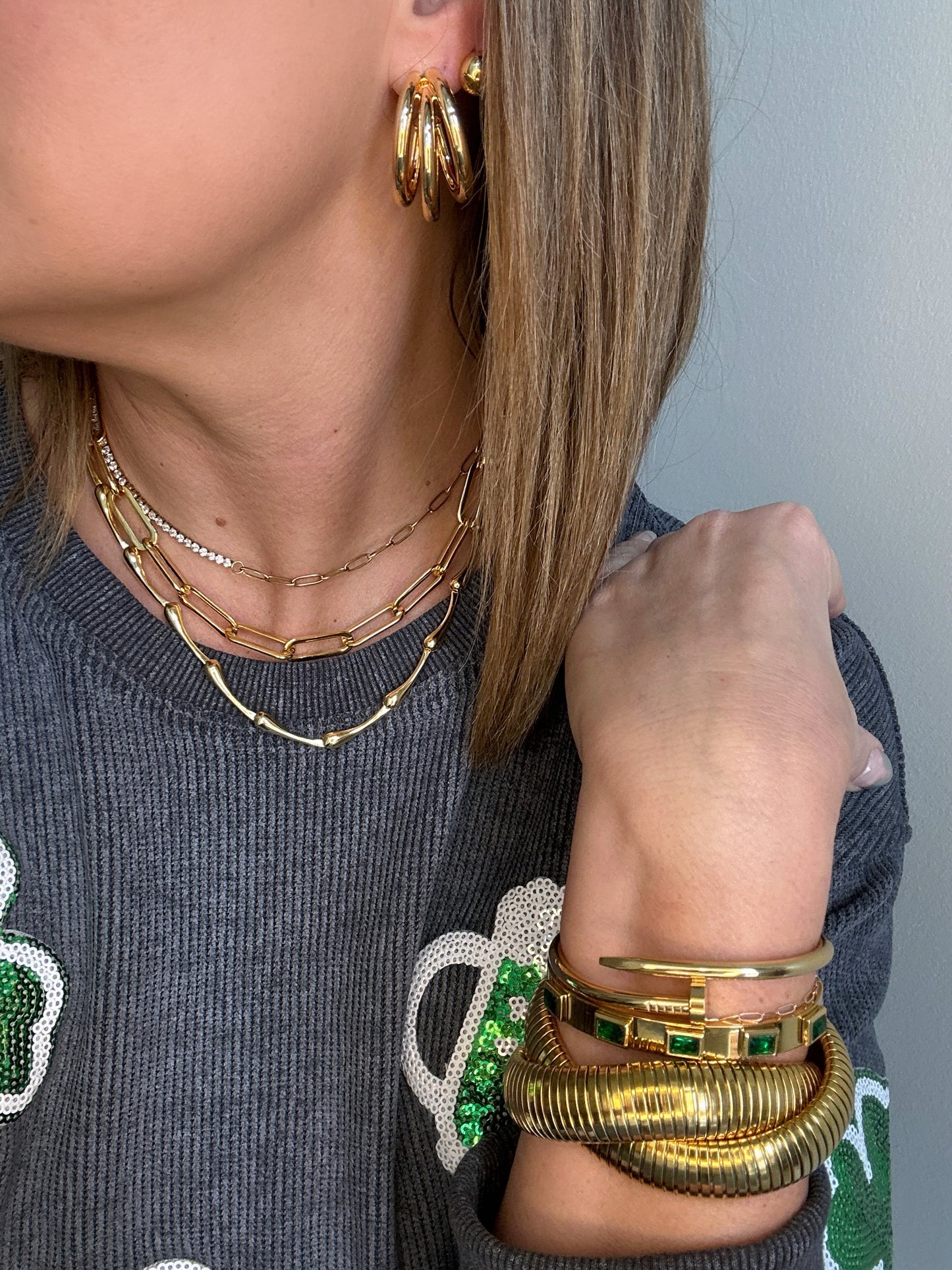 Gold Twist Bracelet