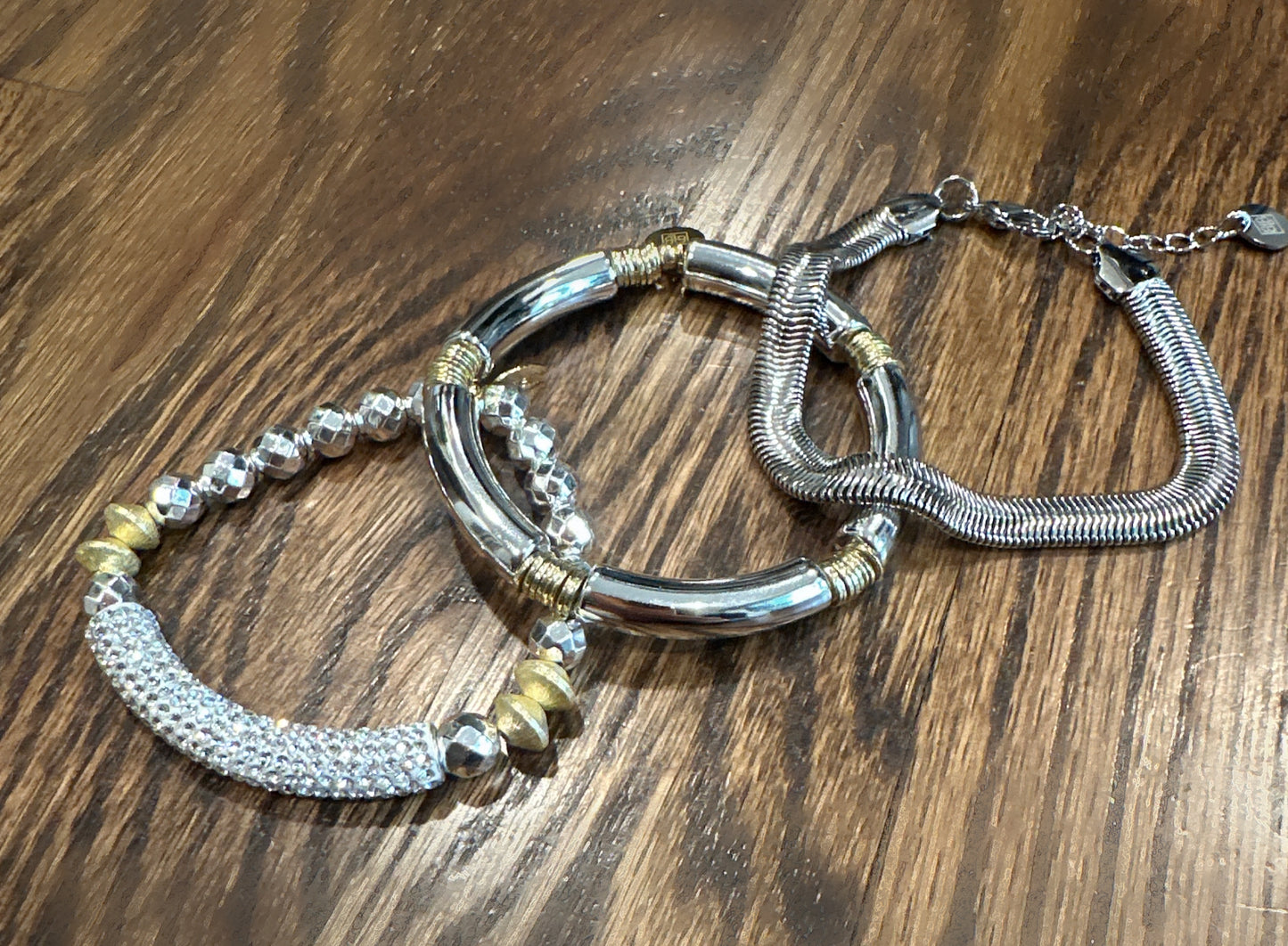 Fancy-Like Silver Bracelet