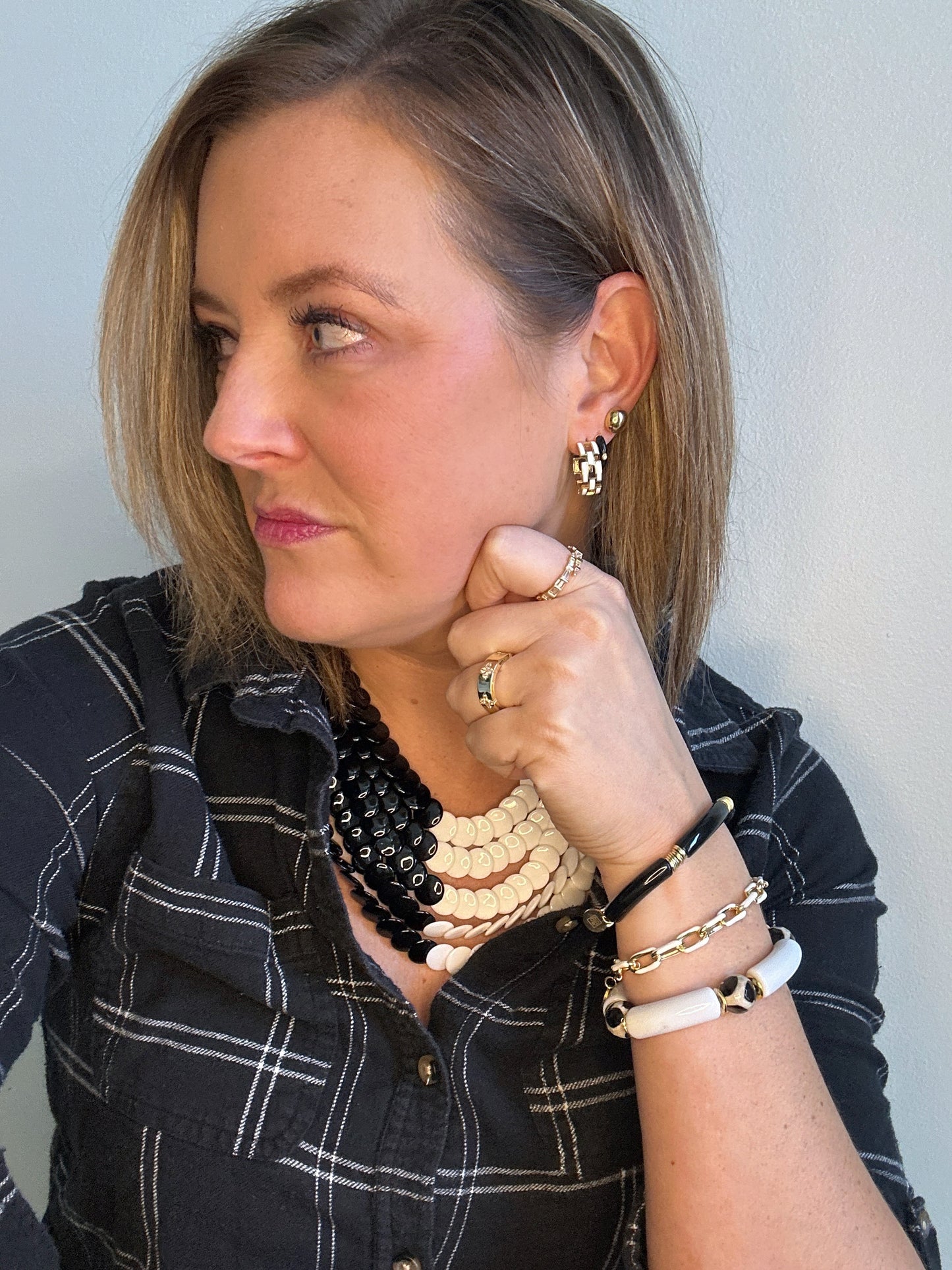 That's Tubular Black Bracelet