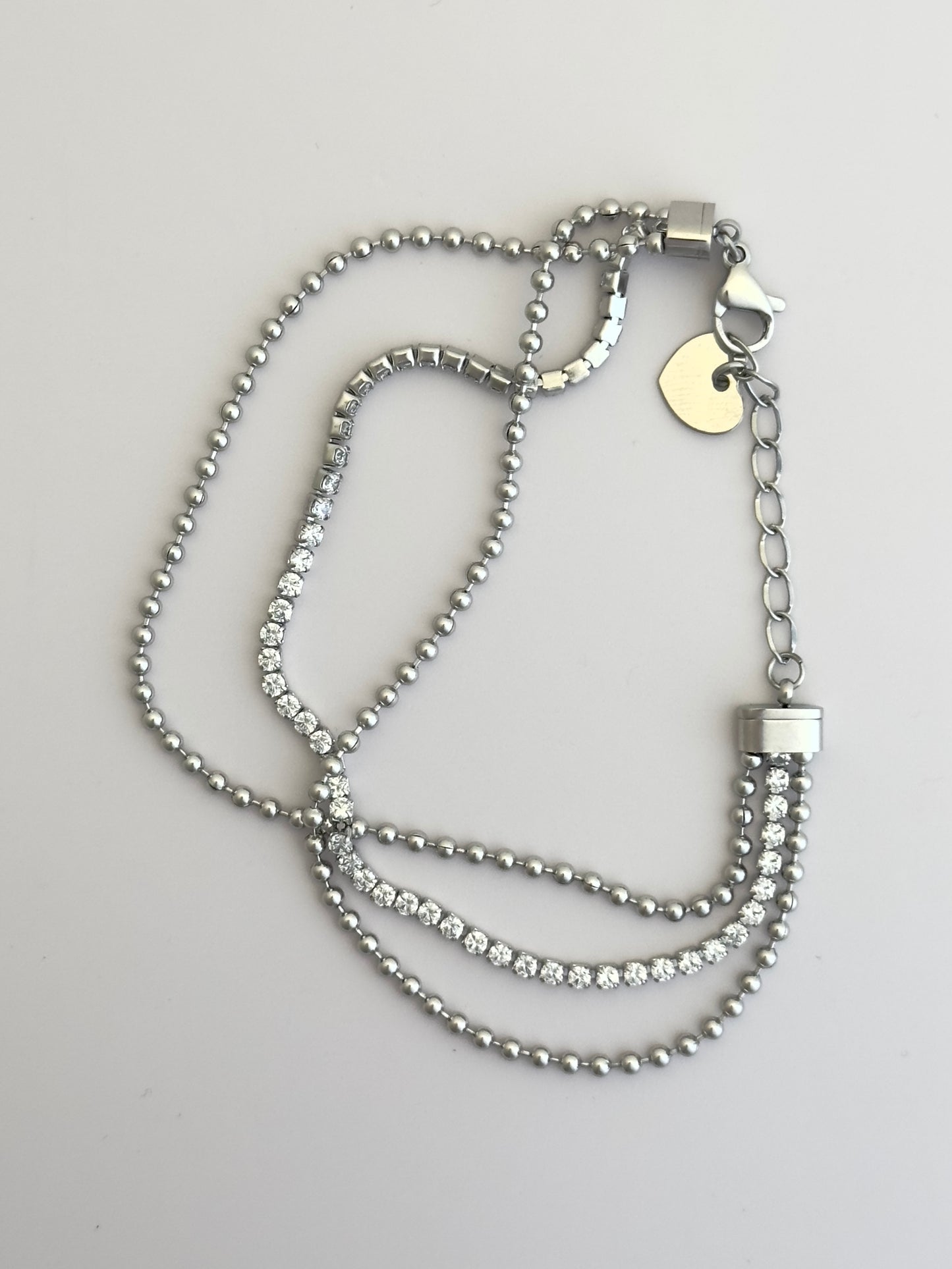 Delicate Silver Layers Bracelet