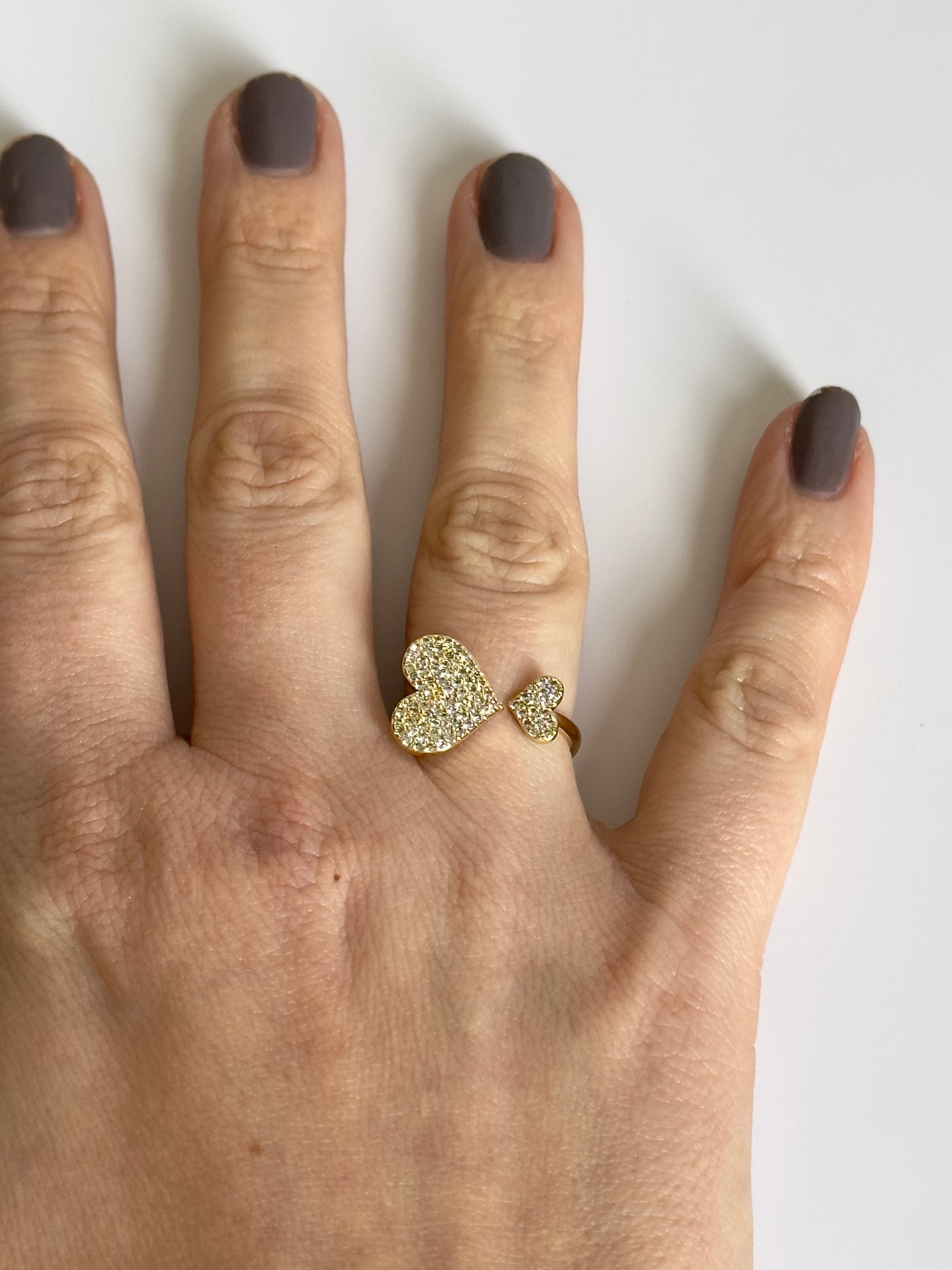 Double Heart Ring
