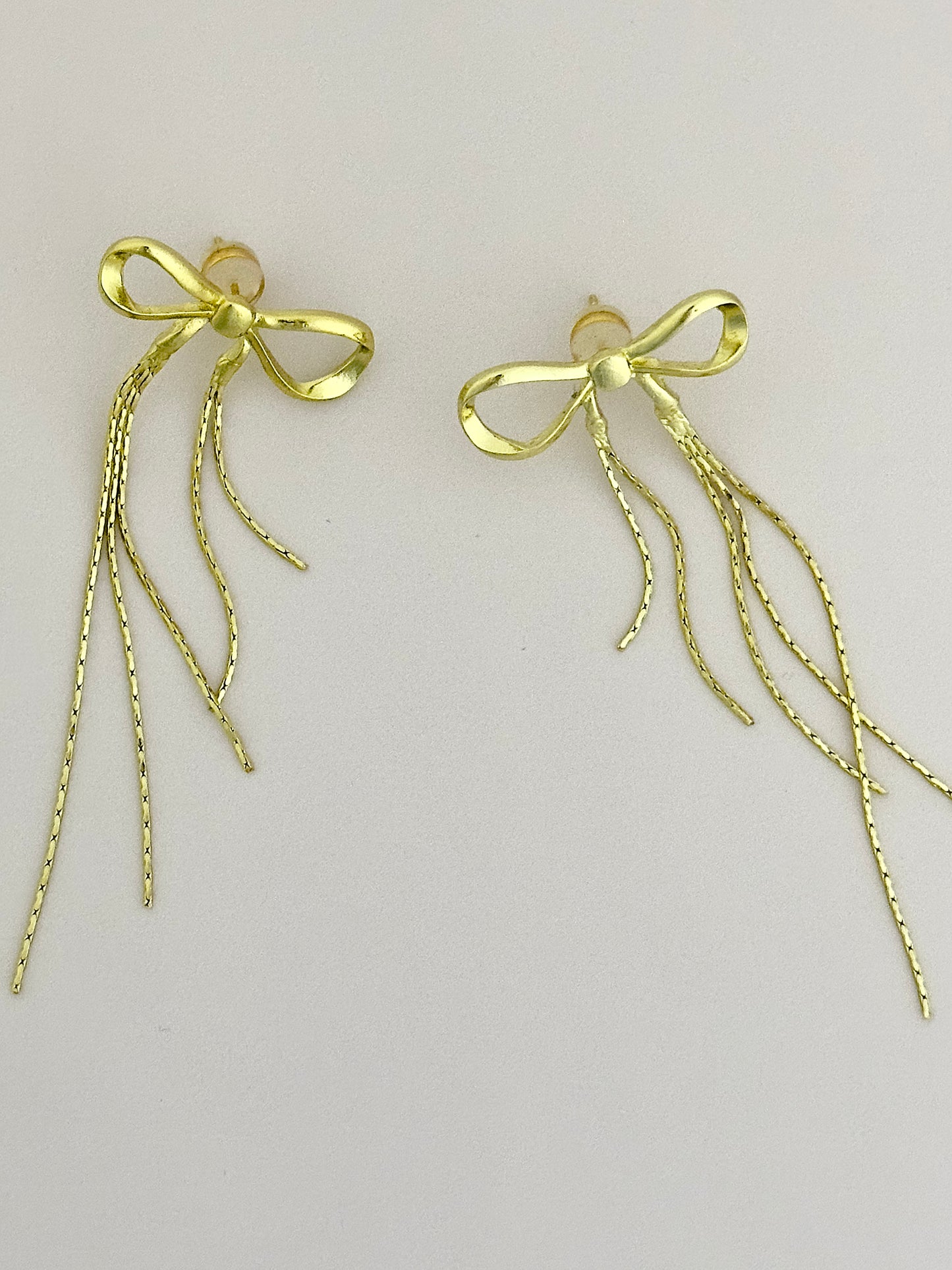 Dangling Bow Studs