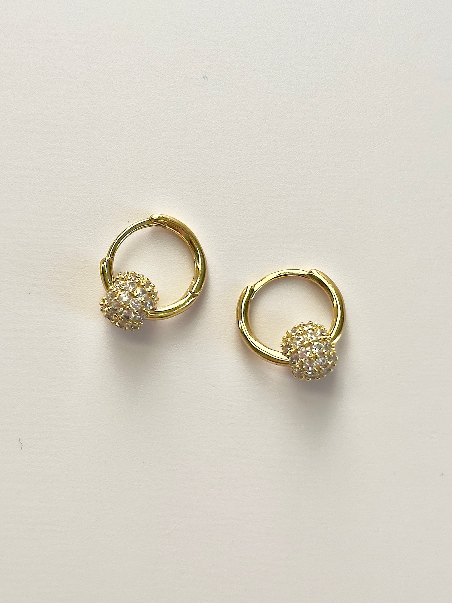 Bling Huggie Earrings