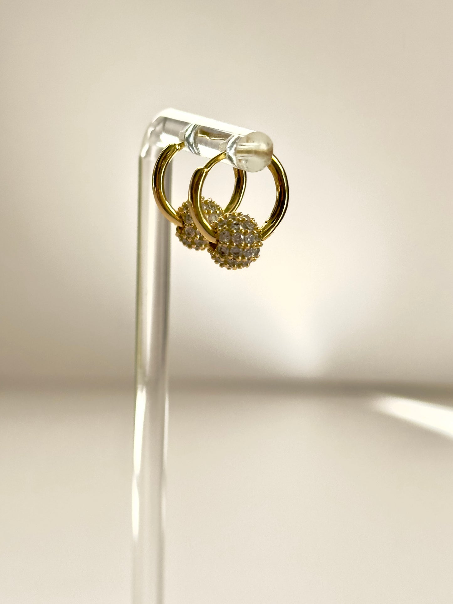 Bling Huggie Earrings