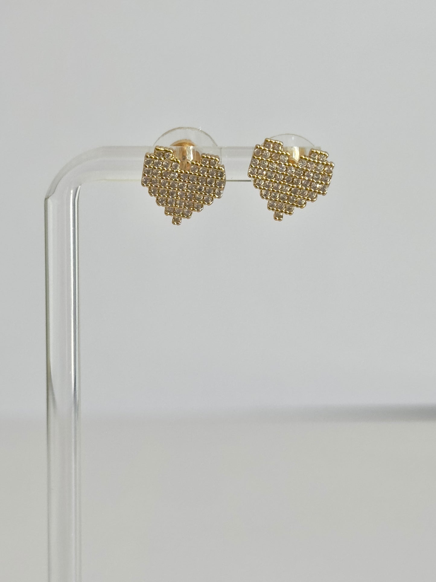Hearted Stud Earrings