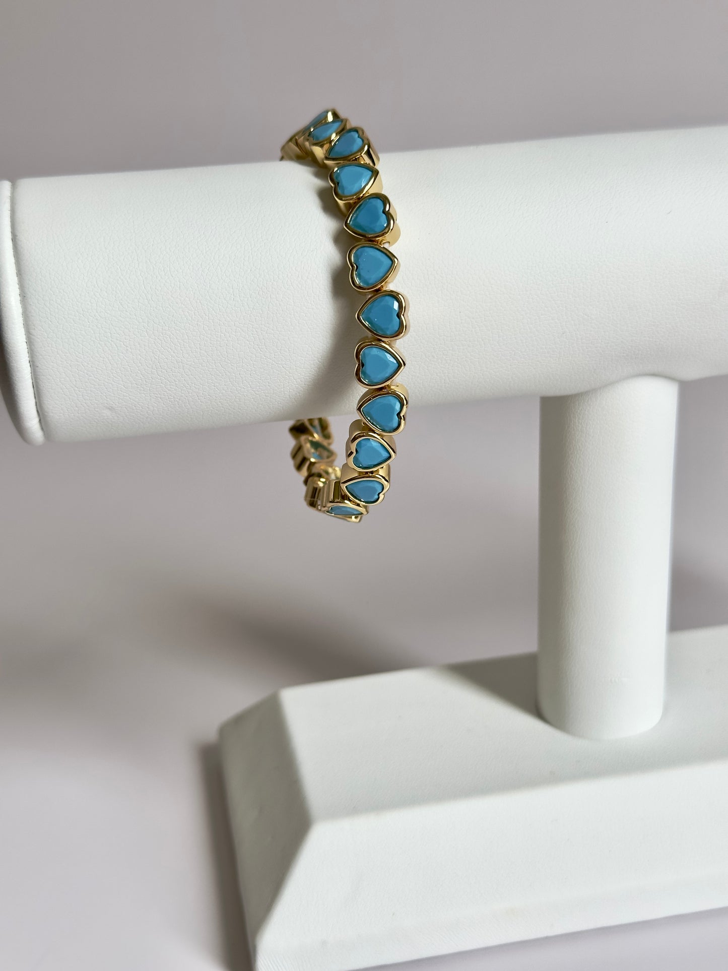 Blue Heart Bracelet