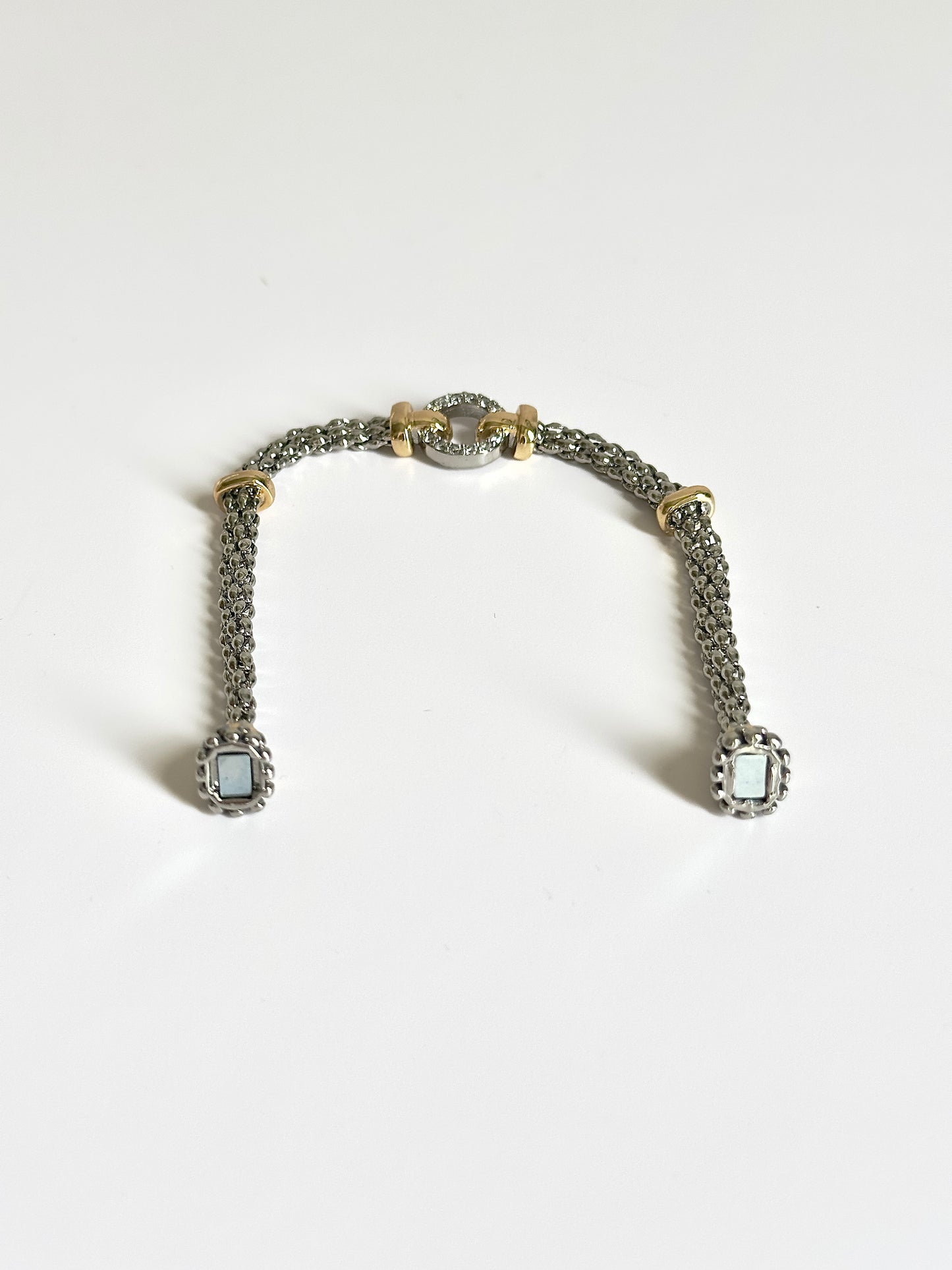 Beaded Silver Bracelet
