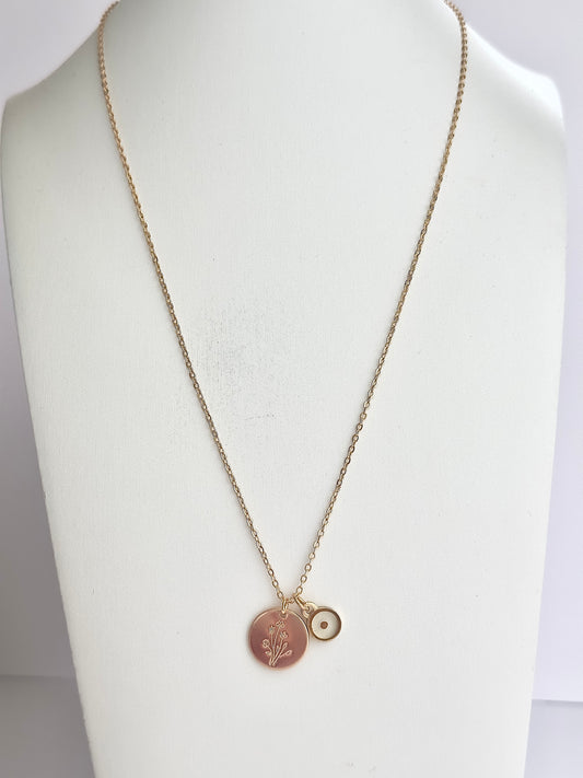 Wildflower Seed Gold Necklace