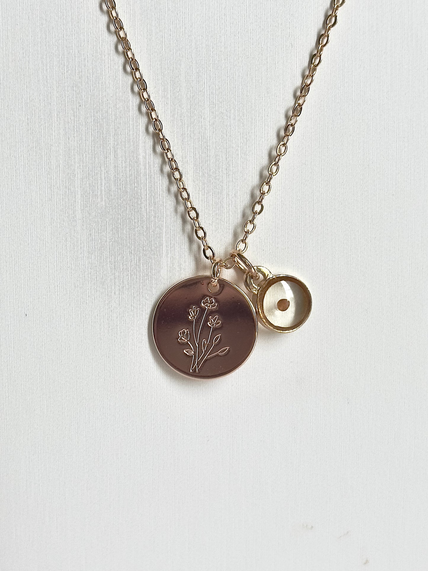 Wildflower Seed Gold Necklace