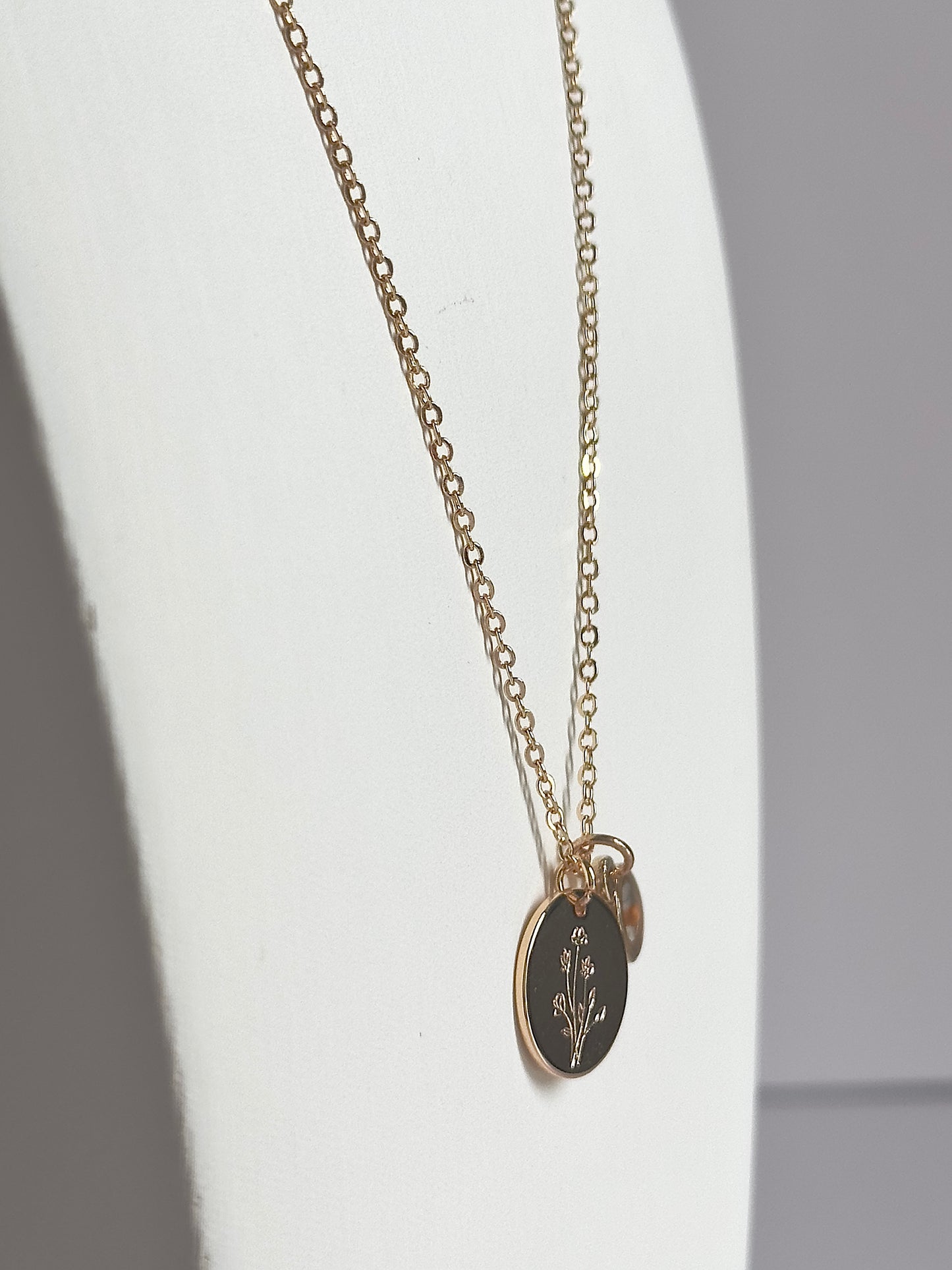 Wildflower Seed Gold Necklace