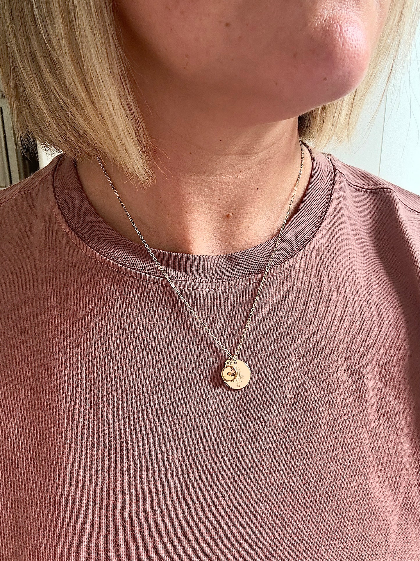 Wildflower Seed Gold Necklace