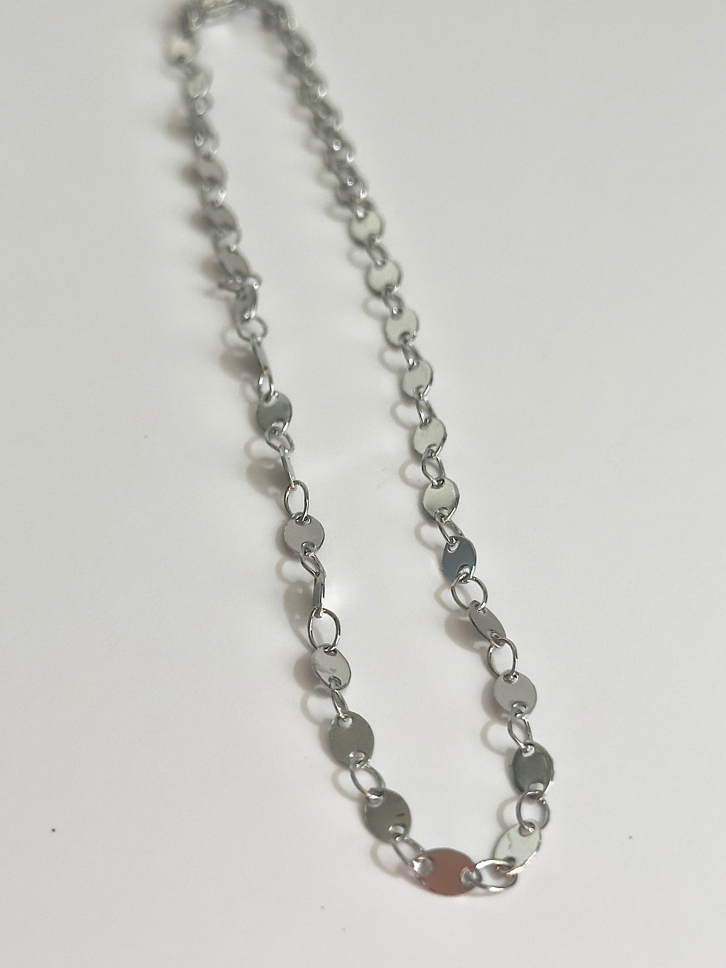Silver Link Anklet
