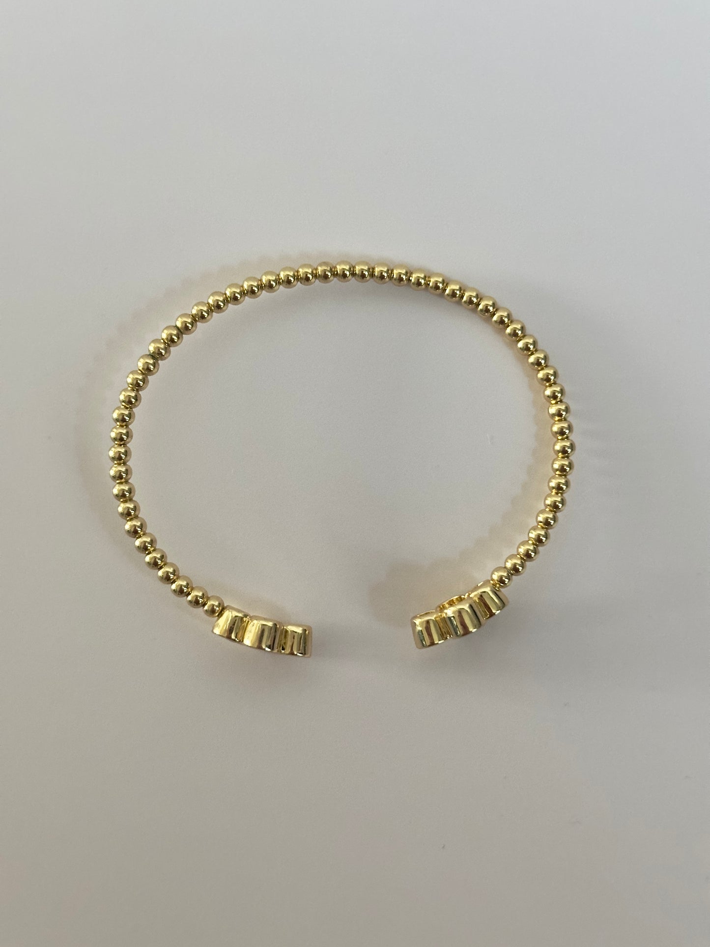 Bling Gold Flower Cuff