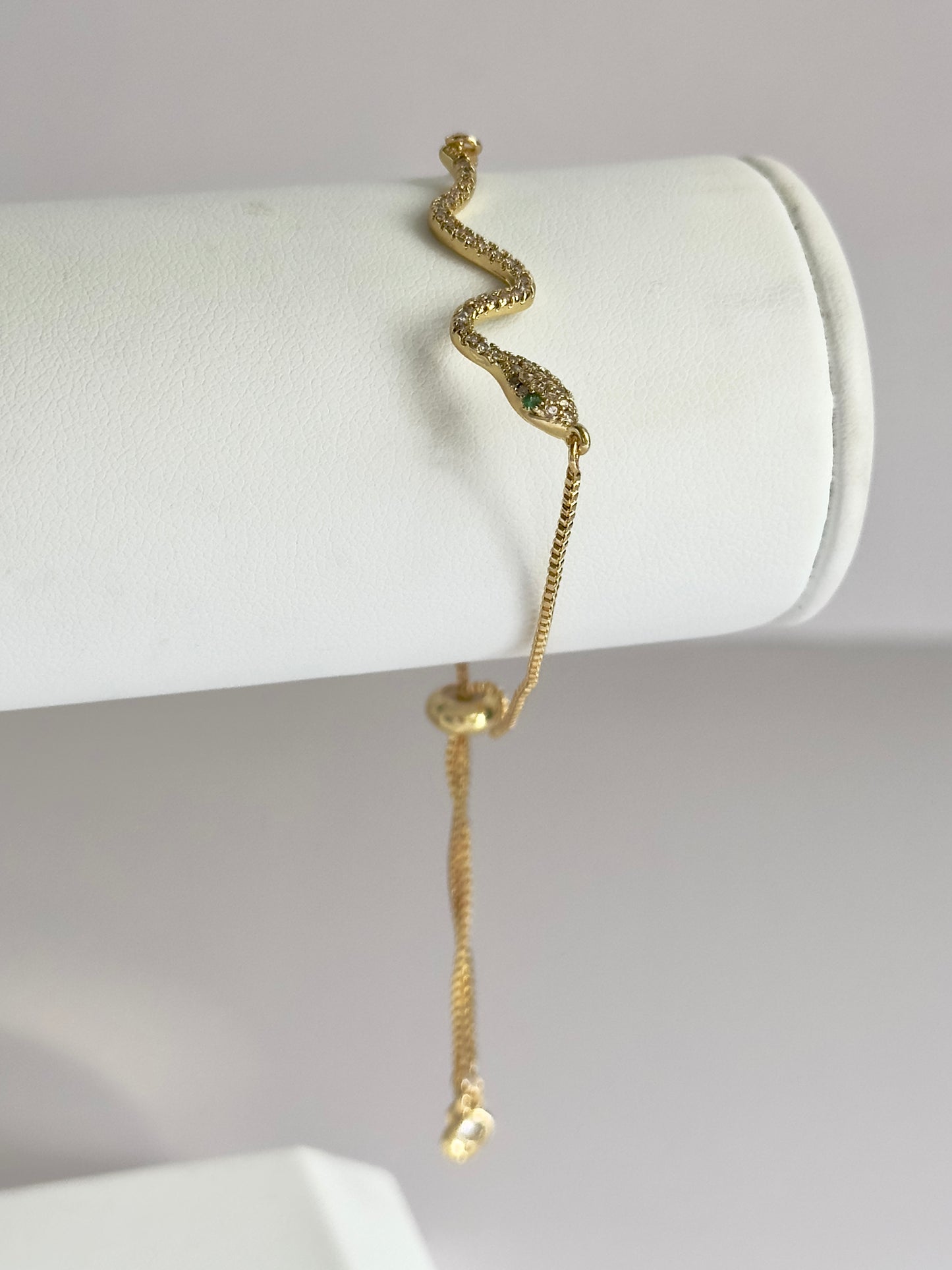 Bling Snake Slider Bracelet