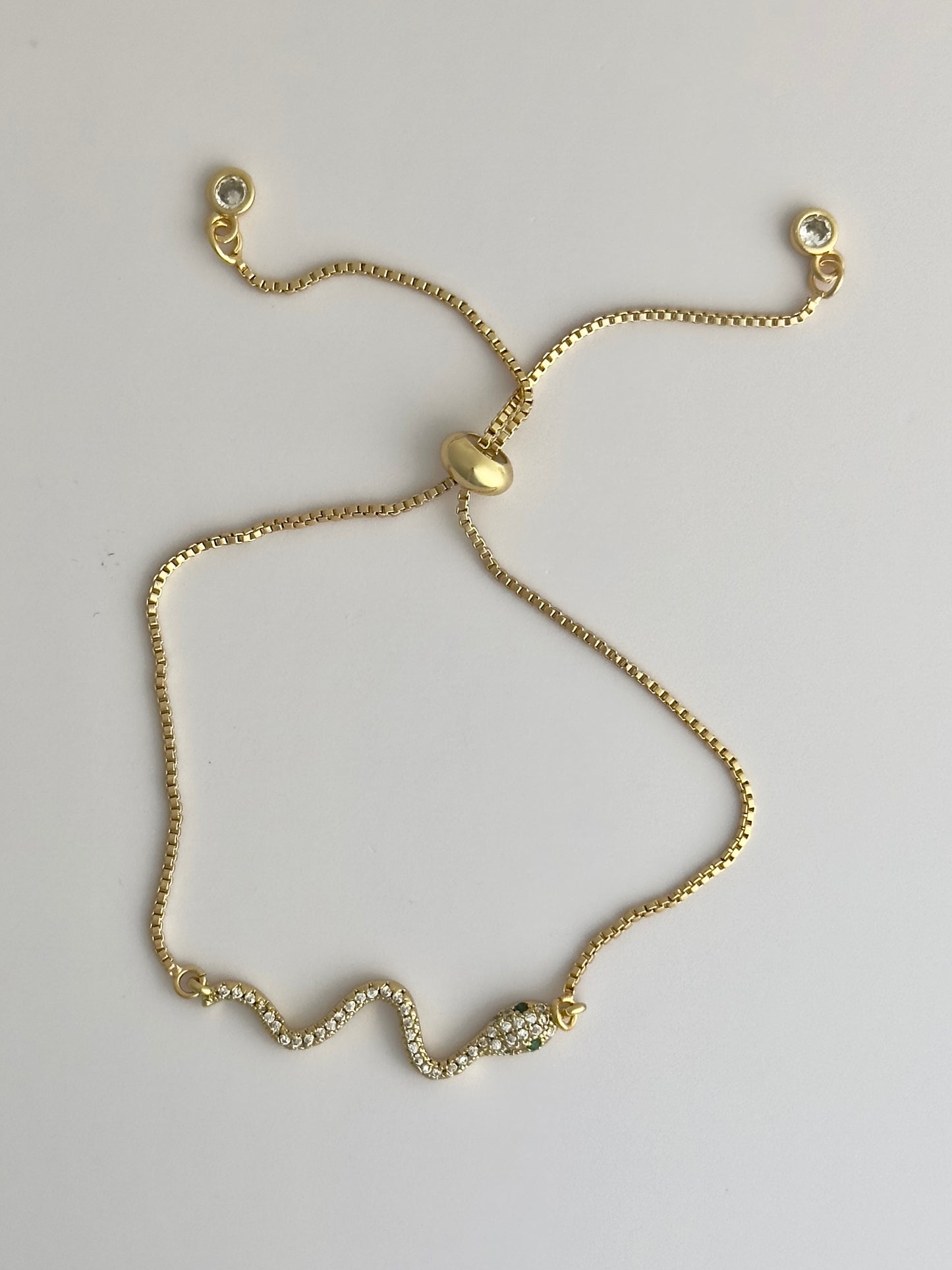 Bling Snake Slider Bracelet