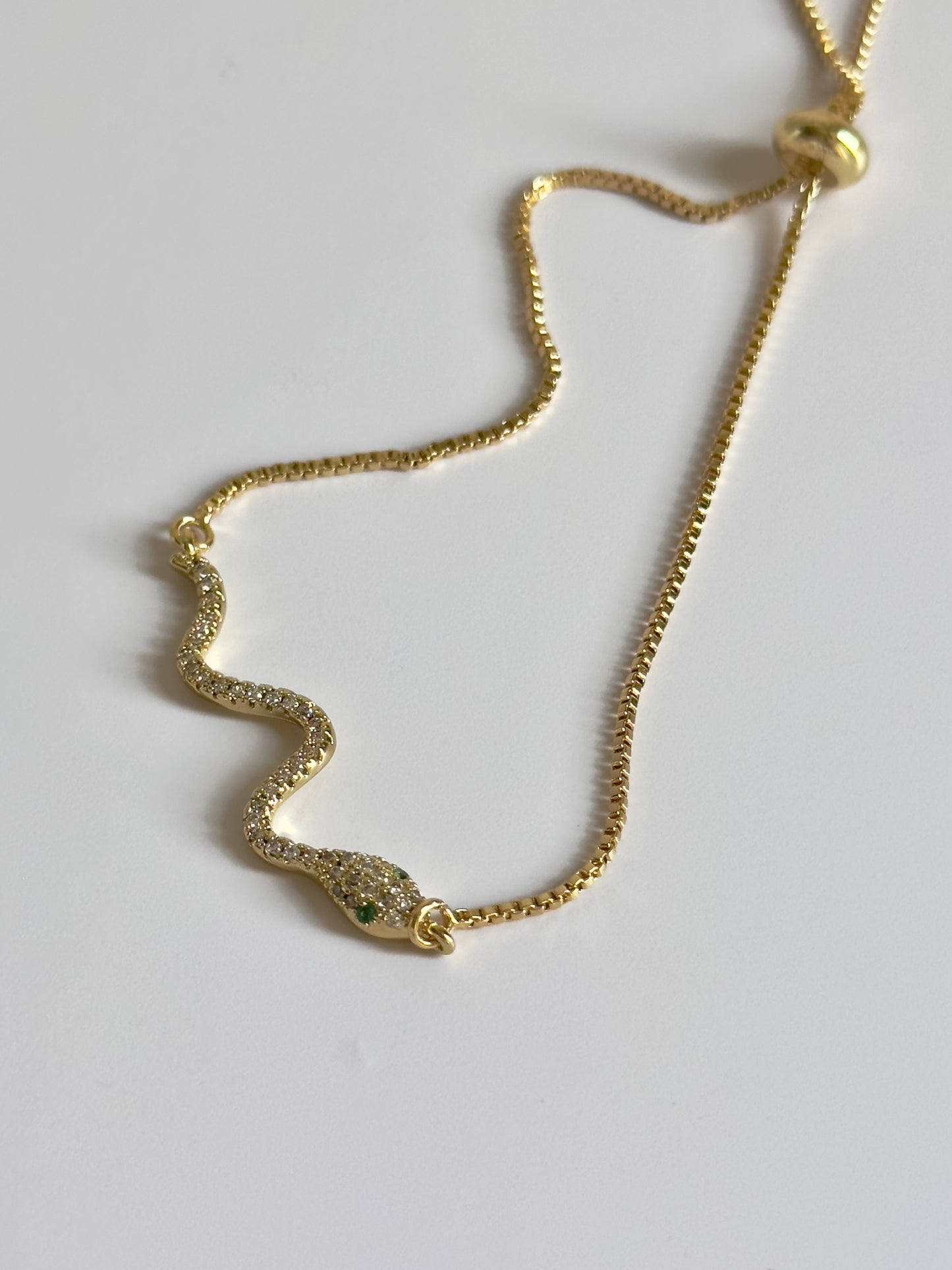 Bling Snake Slider Bracelet