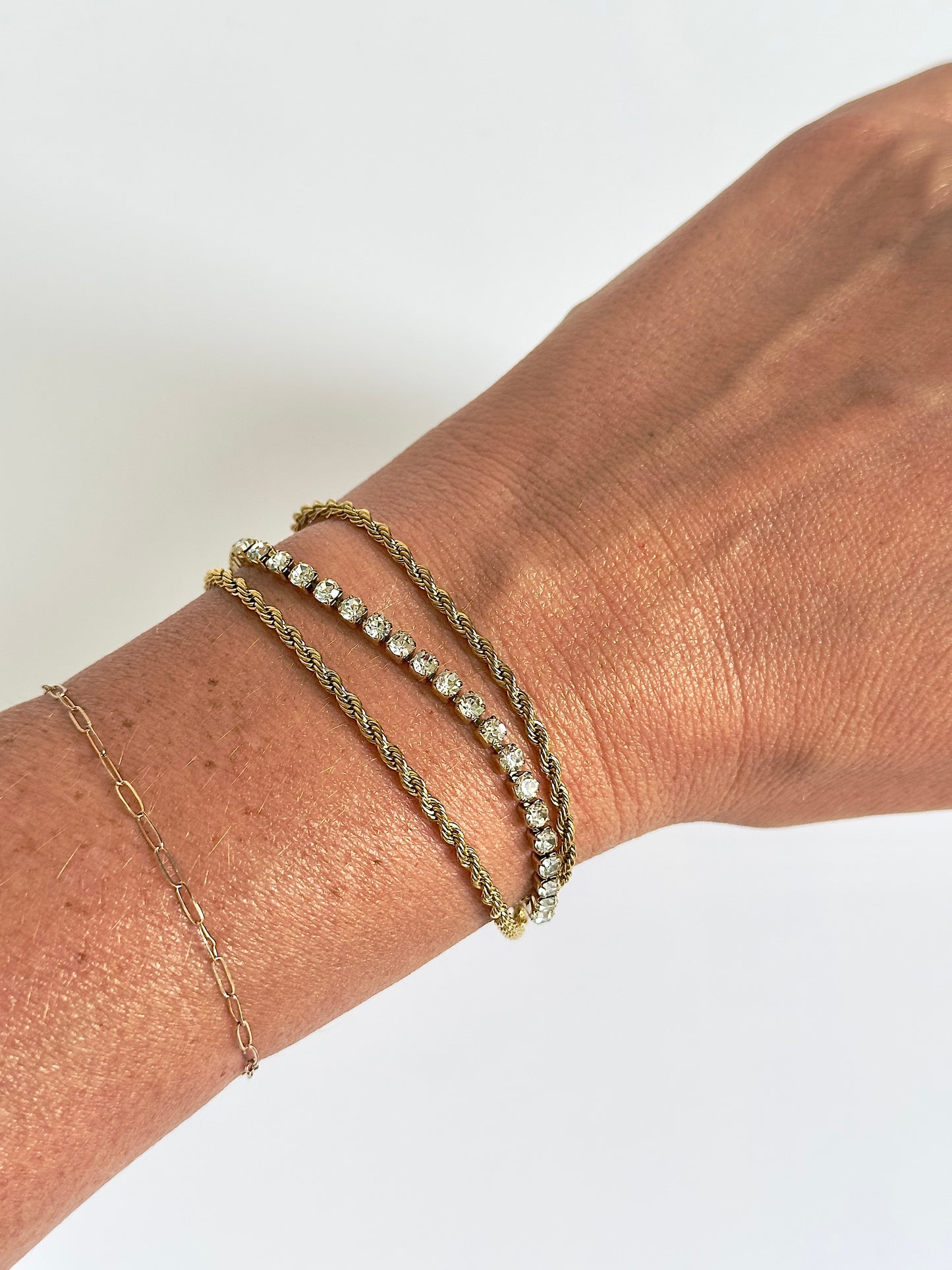 Tennis Rope Layered Bracelet
