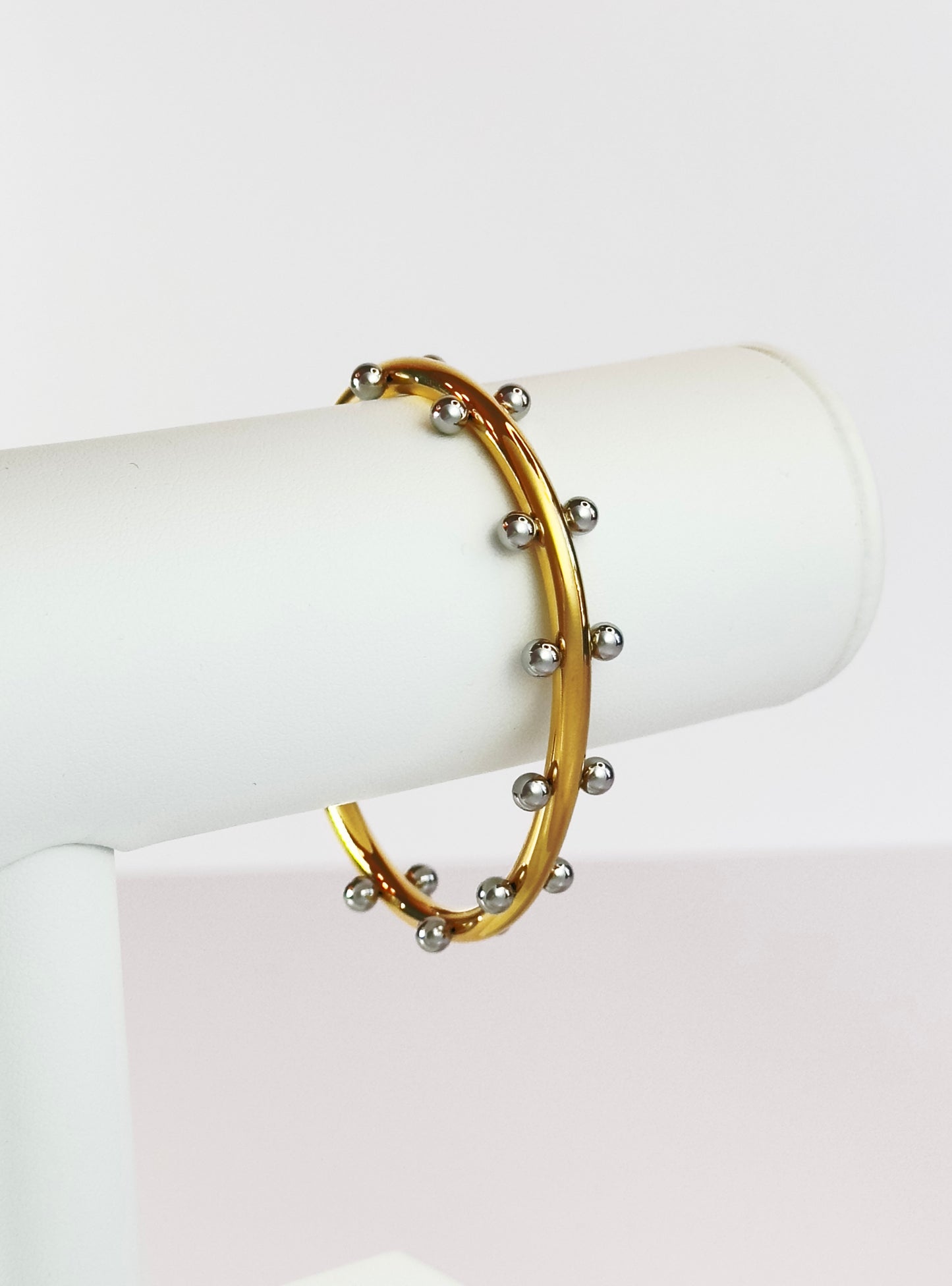 Cindy Gold Studded Cuff