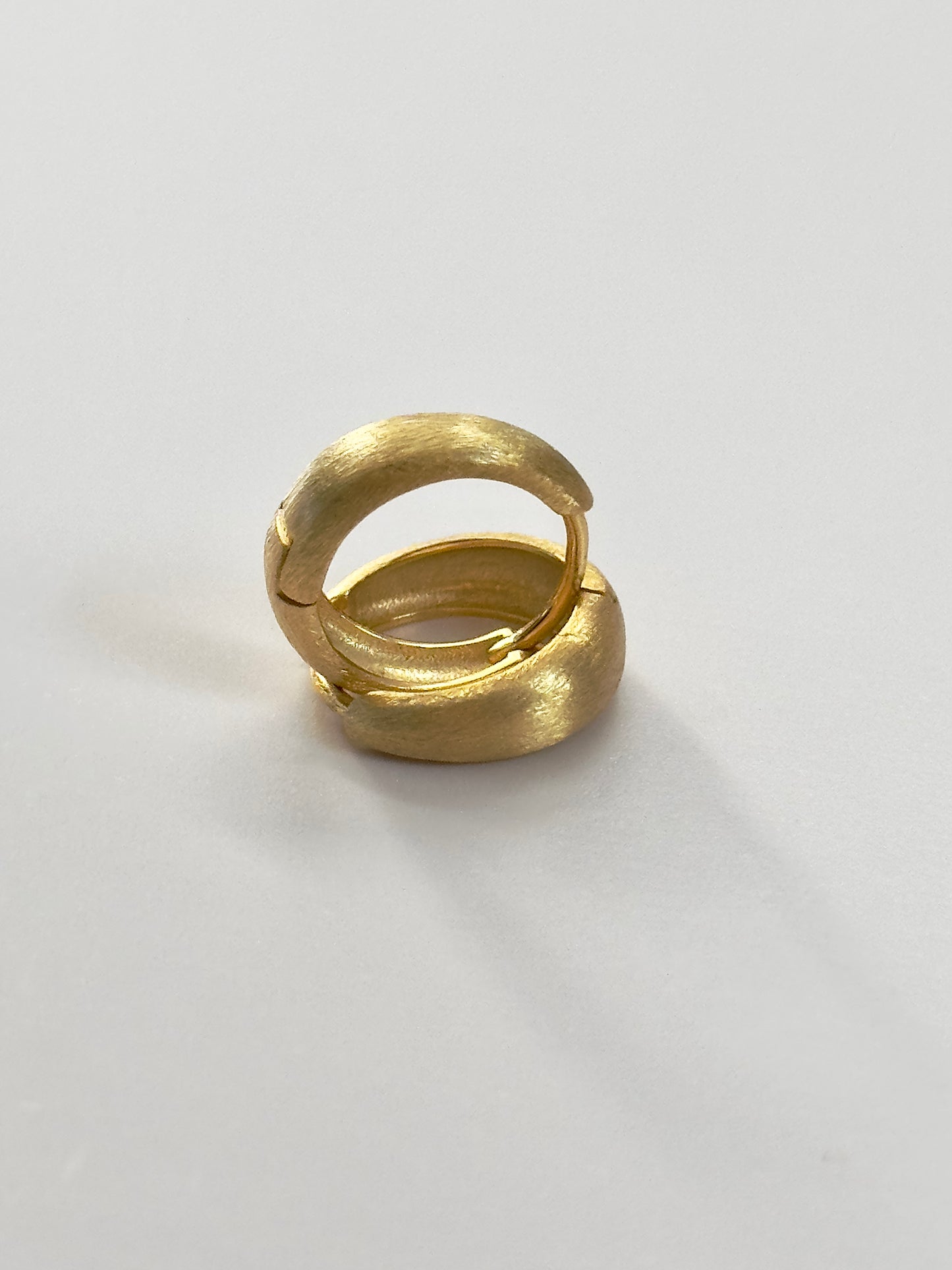 Gold Matte Huggie