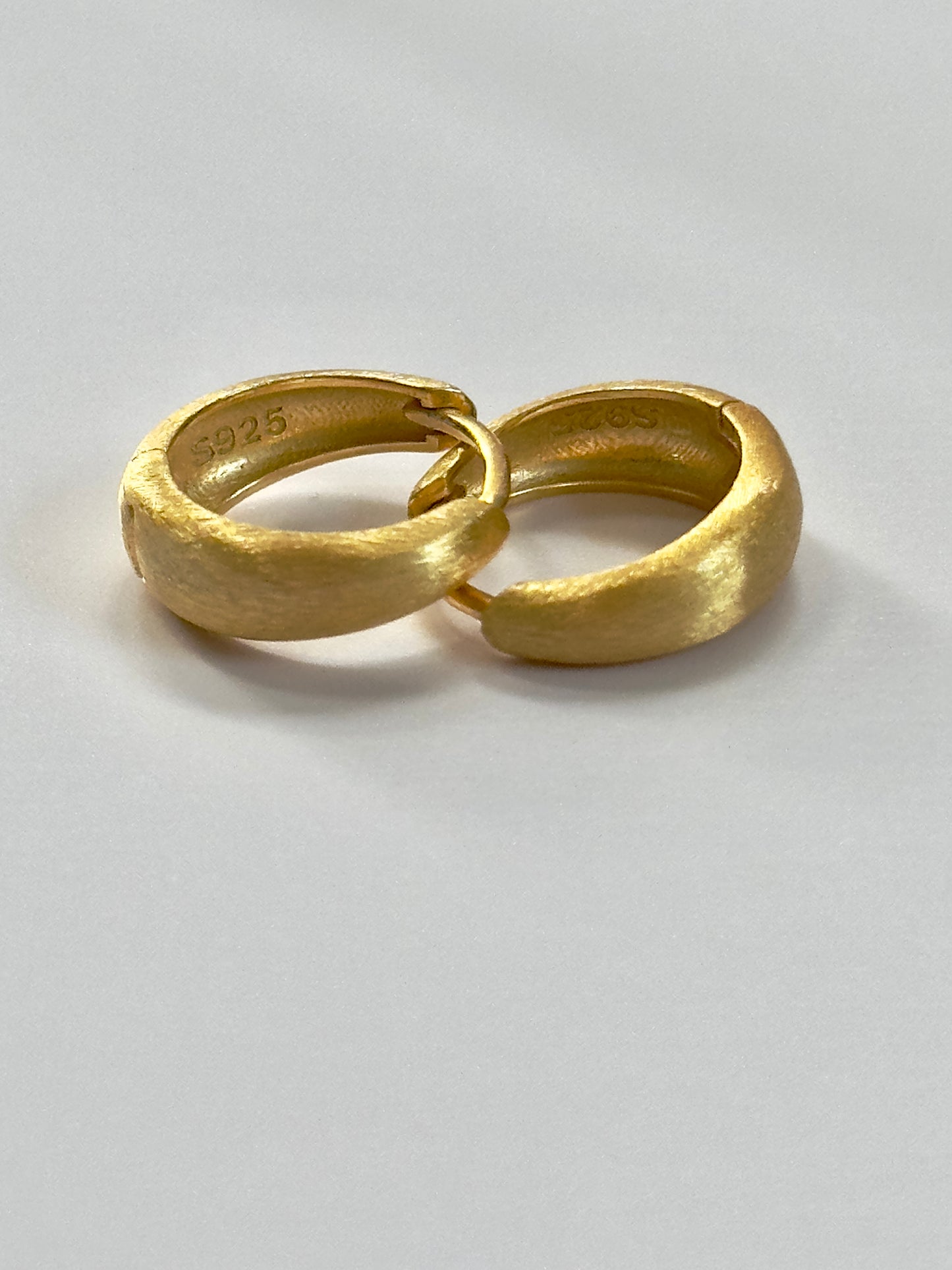 Gold Matte Huggie