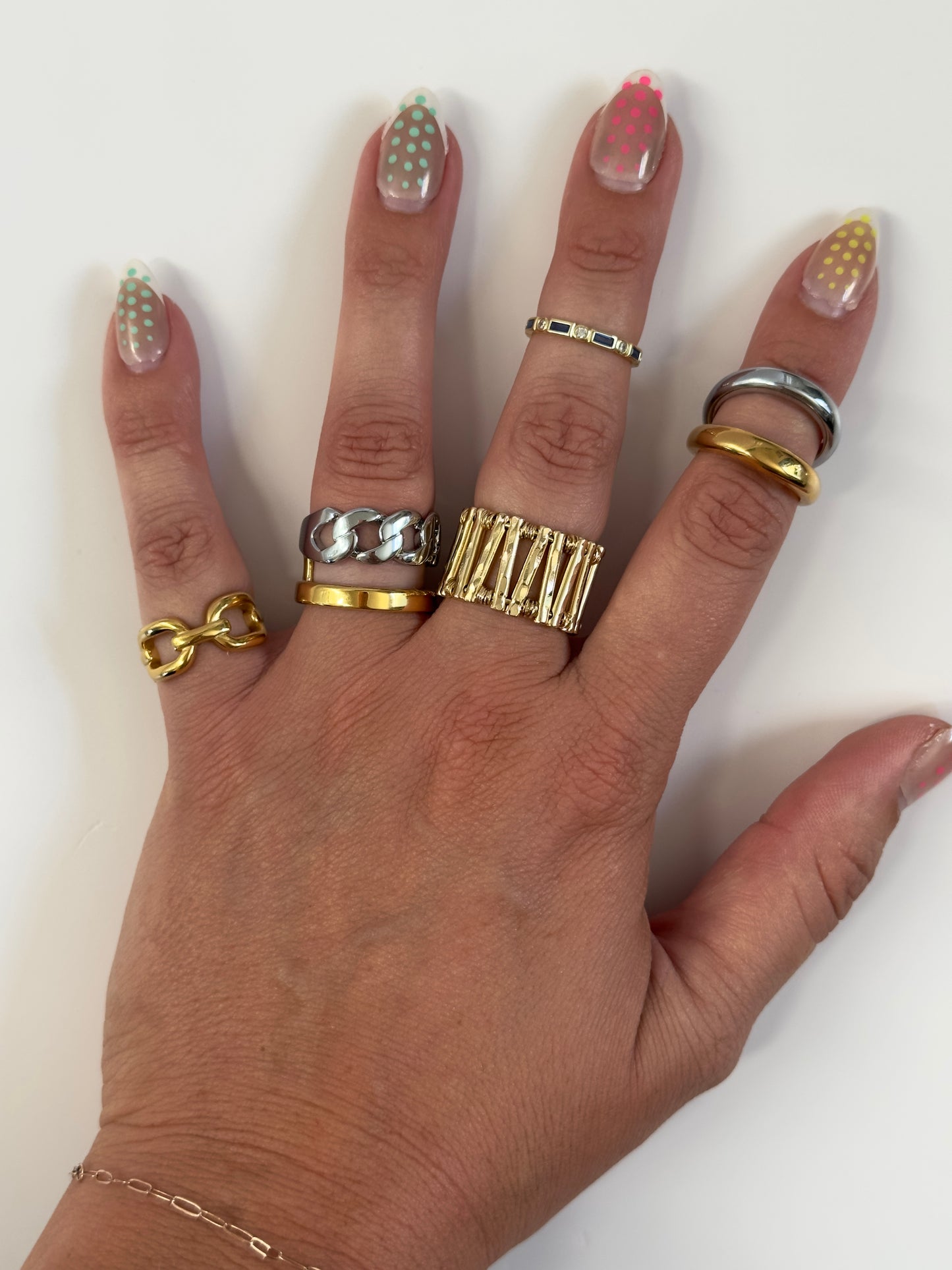 2 Tone X Ring