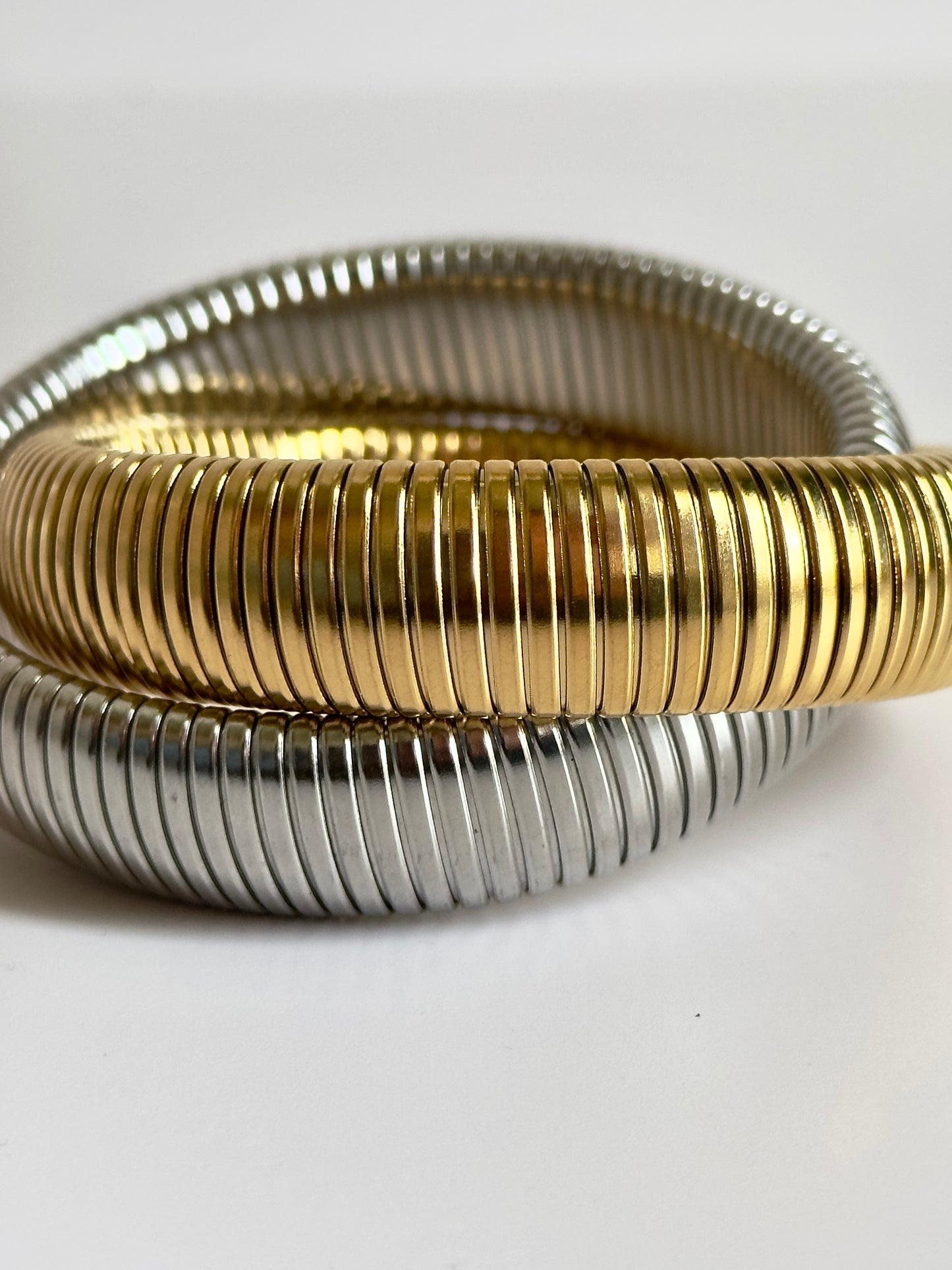Gold/Silver Twist Bracelet