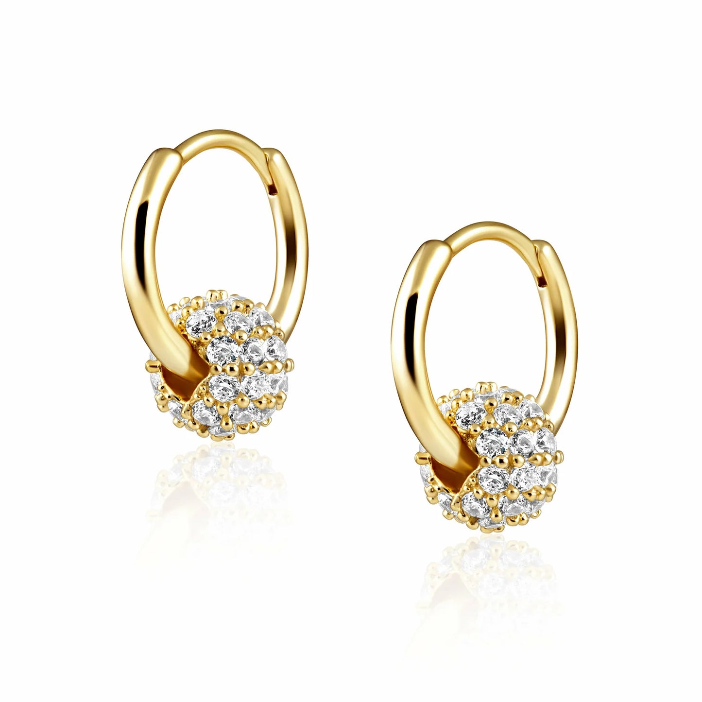 Bling Huggie Earrings